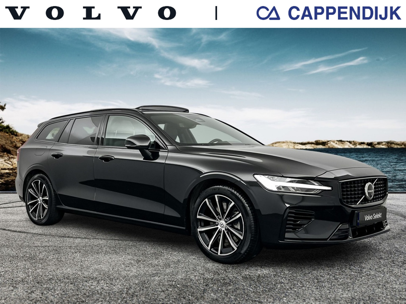 Volvo V60 T8 455pk Recharge Plus Dark| Pano| Trekhaak| 360Camera| 2026 - voorkant
