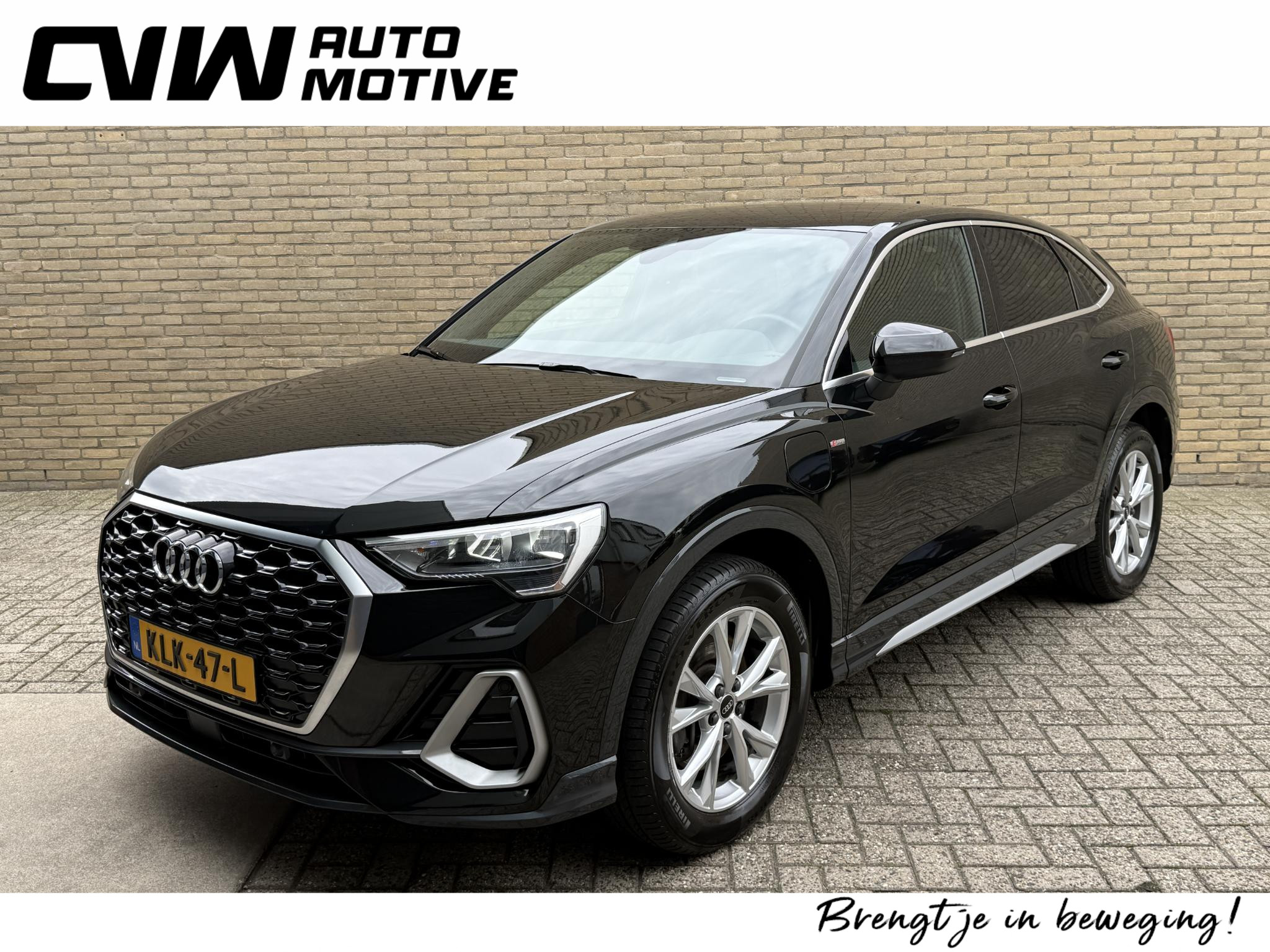 Audi Q3 Sportback E-tron 45 TFSI e S Line | Sportstoelen | Half leder | 2022 - voorkant