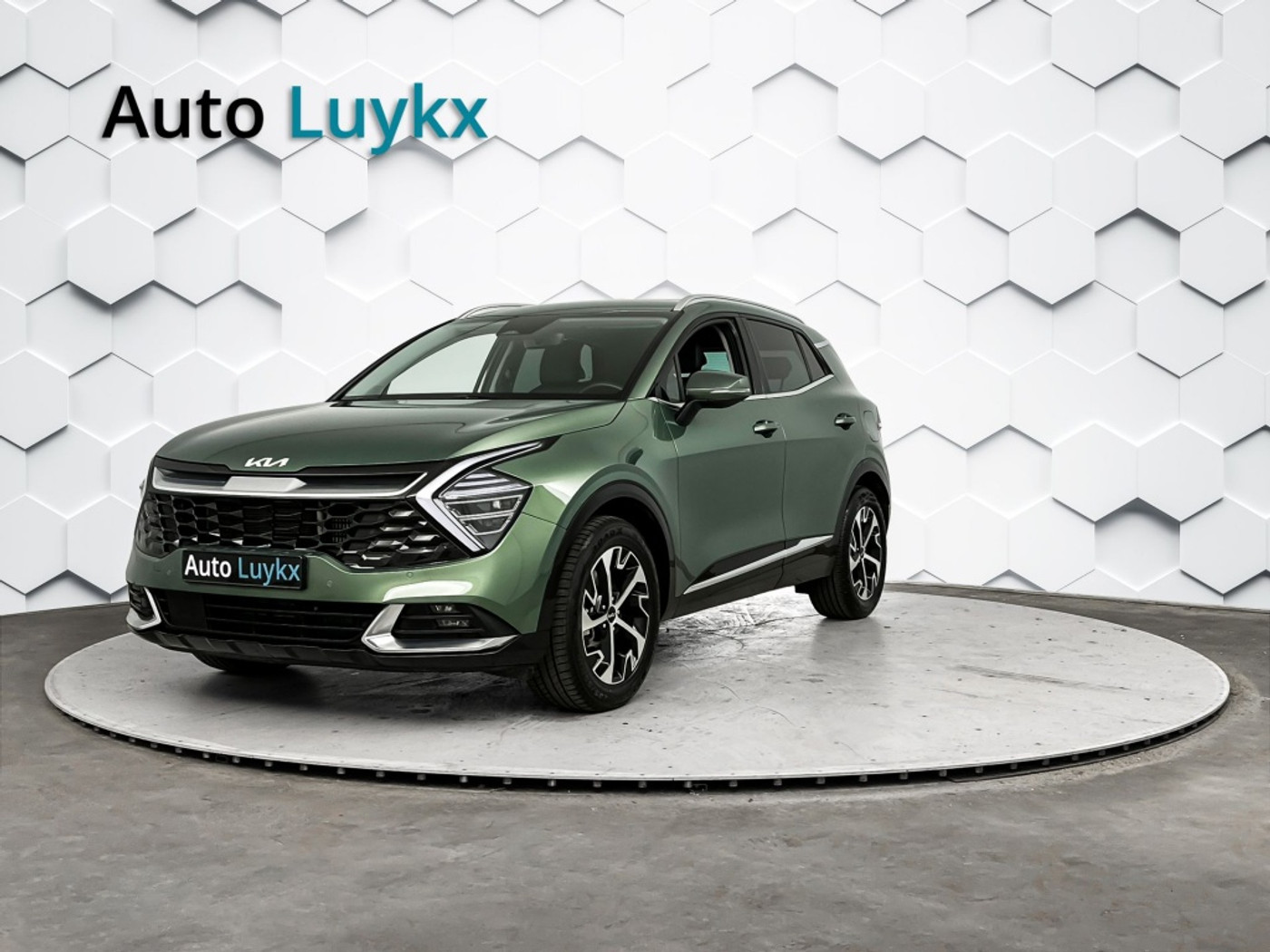 Kia Sportage 1.6 T-GDI HEV DynamicPlusline Automaat | Half Leder | Elektrische Stoelen | 18'' L.M. Velgen 2025 - voorkant