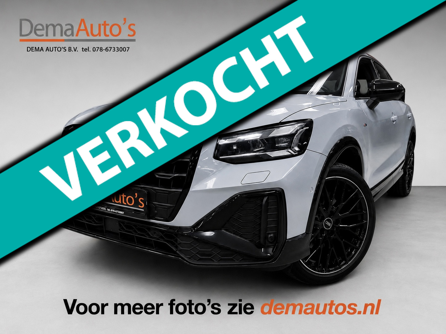 Audi Q2 35 TFSI S Edition 19'' PANO/V-COCKPIT/B&O/LEDER/CAM/DAB/CARPLAY/SFEERVERL/// 2021 - voorkant