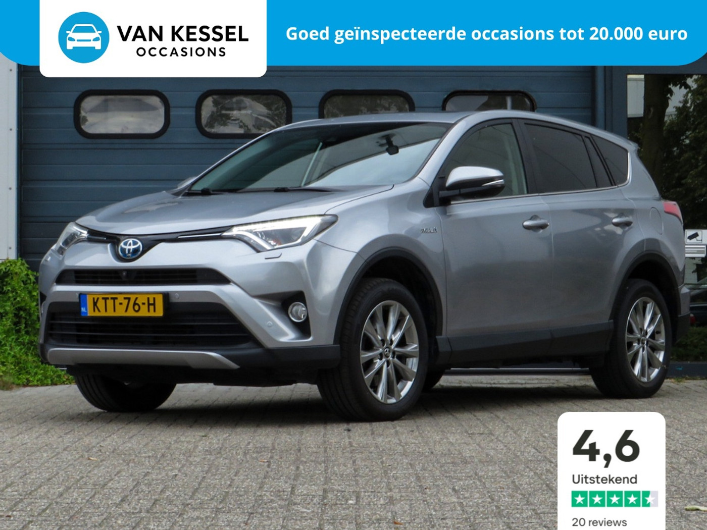 Toyota Toyota Rav4 2.5 Hybrid AWD Executive |Trekhaak | Pano | Leer 2017 - voorkant