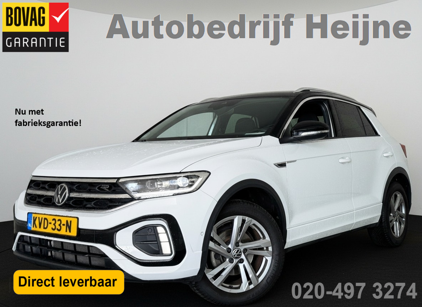 Volkswagen T-roc TSI 110PK R-LINE BUSINESS 2023 - voorkant