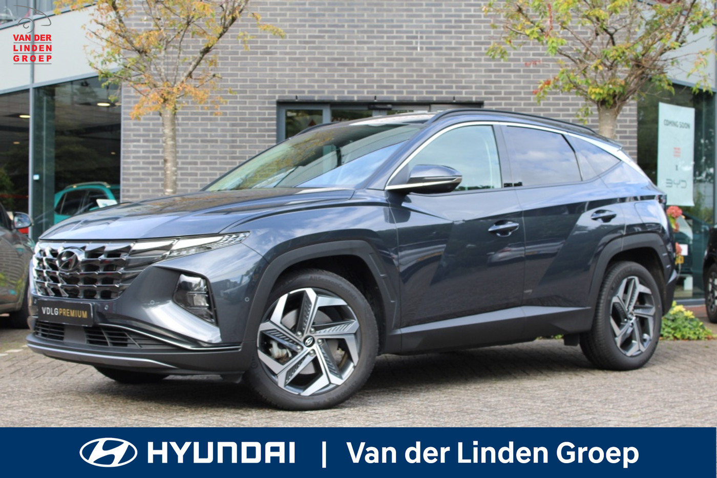 Hyundai Tucson 1.6 T-GDI HEV Premium 230PK! Navi/Leer/19"/360view "RIJKLAARPRIJS" 2021 - voorkant
