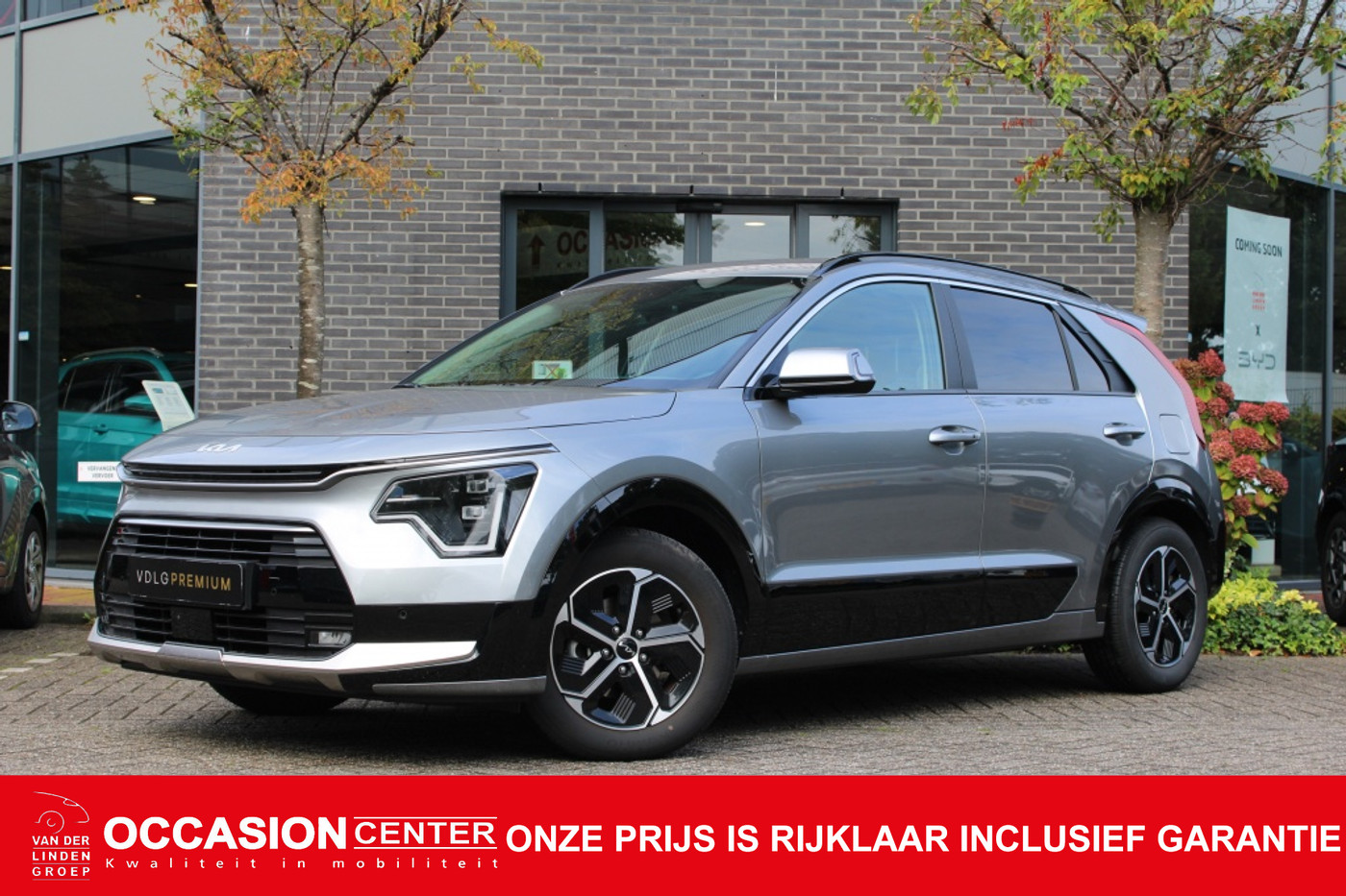 Kia Niro 1.6 GDi HEV DynamicLine Navi/Cam/16"/Trekhaak "RIJKLAARPRIJS" 2024 - voorkant