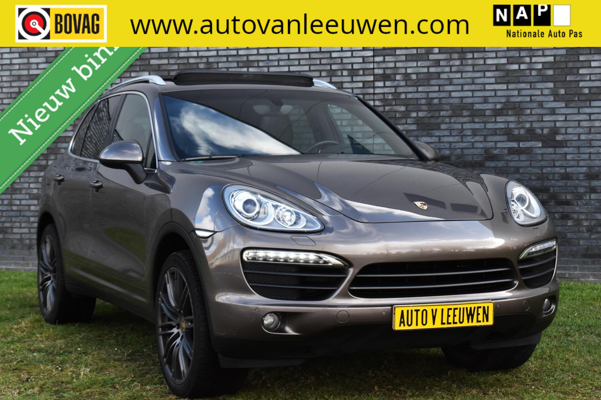 Porsche Cayenne 4.8 V8 S PANODAK/LEDER/XENON/NAVI/STOELVW/ETC.! 2014 - voorkant
