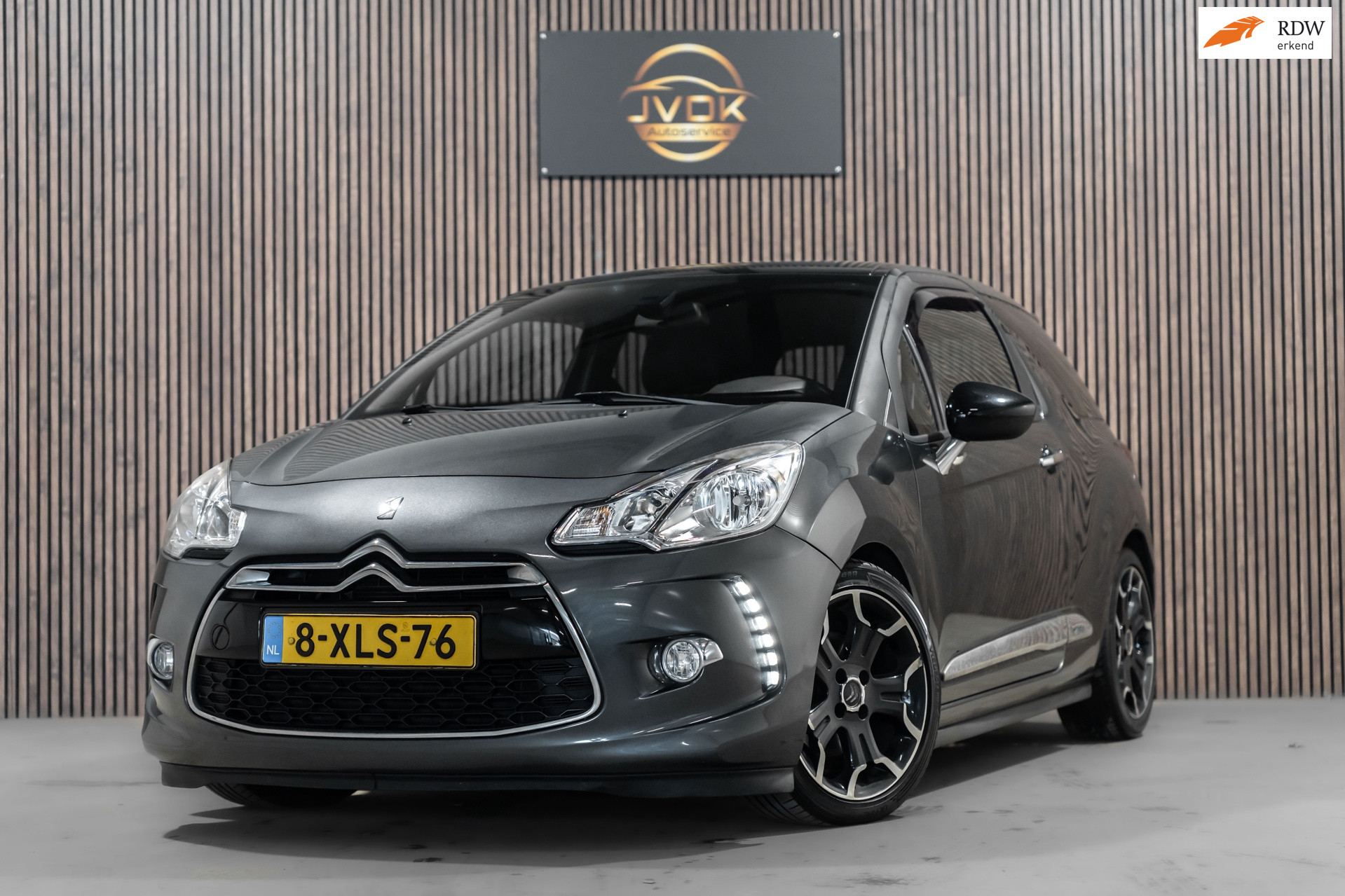 Citroen Ds3 1.6 THP Sport Chic | Stage 2 Leder Cruise Clima PDC  Lage KM 2013 - voorkant