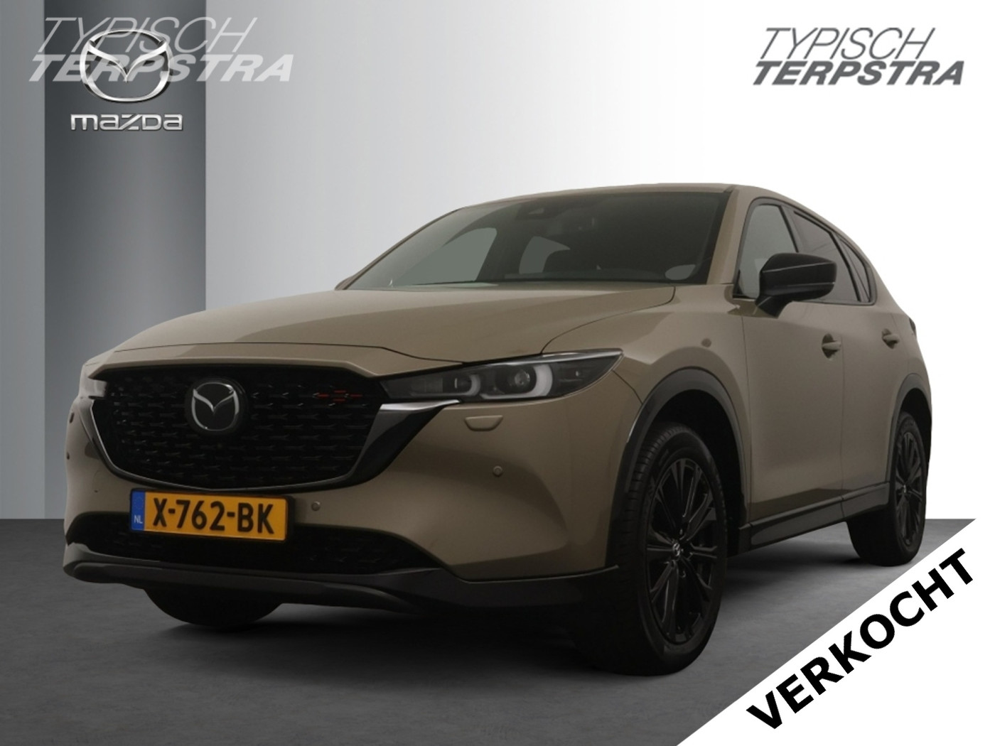 Mazda Mazda Cx-5 e-Skyactiv G 194 Homura Automaat Comfort pack | Sunroof | Trekhaak 2023 - voorkant