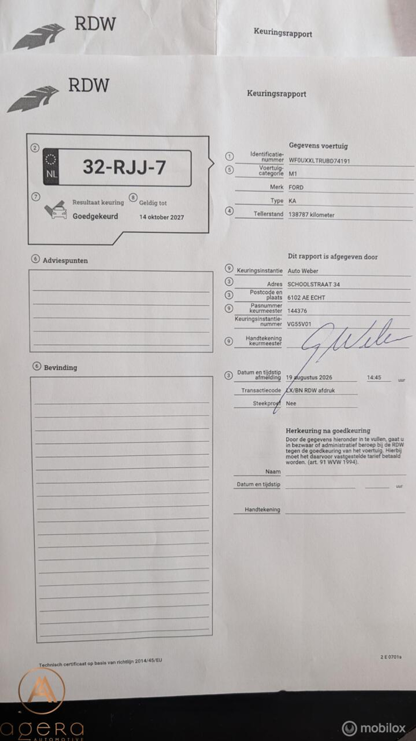 Foto van Ford Ka