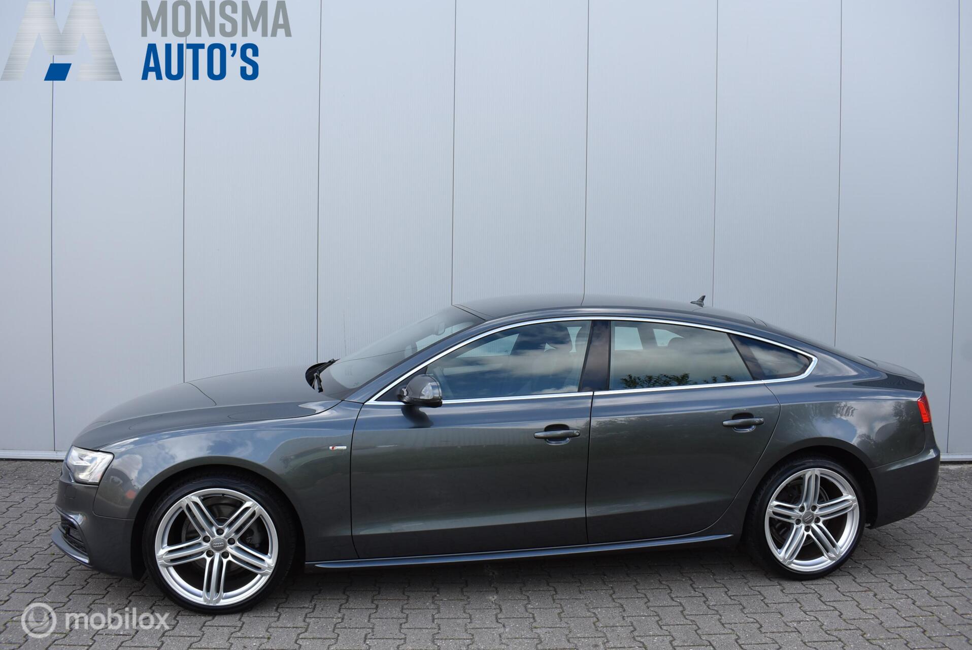 Audi A5 Sportback 1.8 TFSI S-Line Daytona Xenon Navi PDC 19" LMV Nette auto! 2014 - voorkant