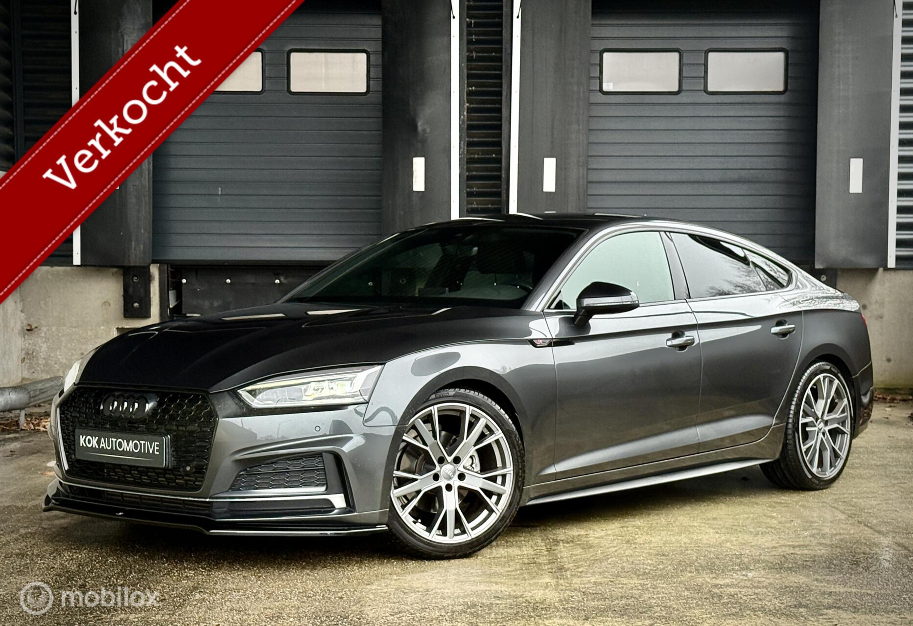 Audi A5 Sportback 35 TFSI Sport S-line|Carplay|Camera|Cruise 2019 - voorkant