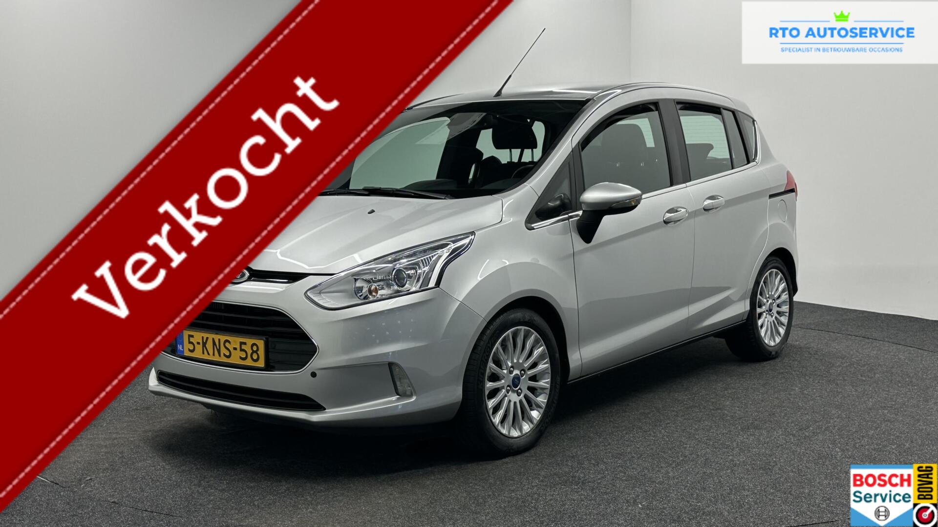 Ford B-max 1.0 EcoBoost Titanium  TREKHAAK LM ECC CRUISE 63000 KM. 2013 - voorkant