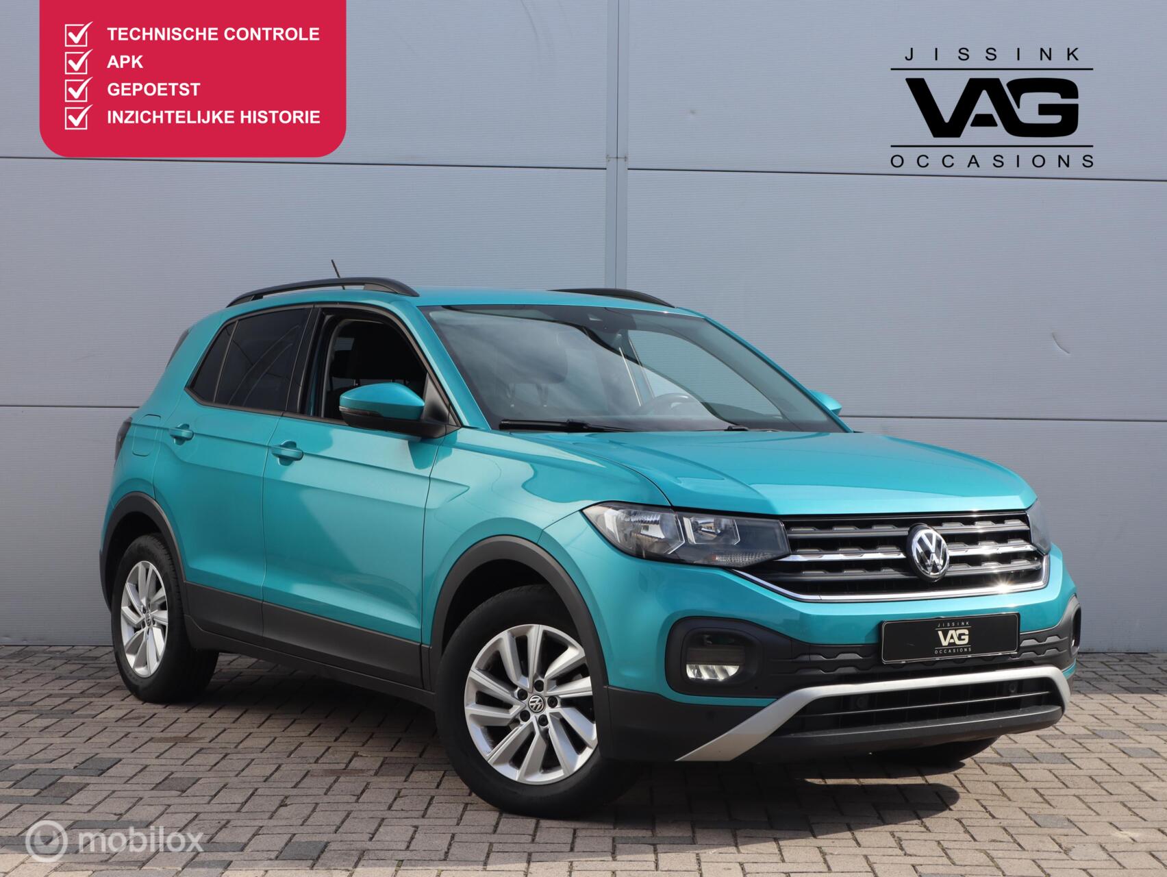 Volkswagen T-cross 1.0 TSI Style Virual Stoelverwarming ACC Lane Assist 2019 - voorkant