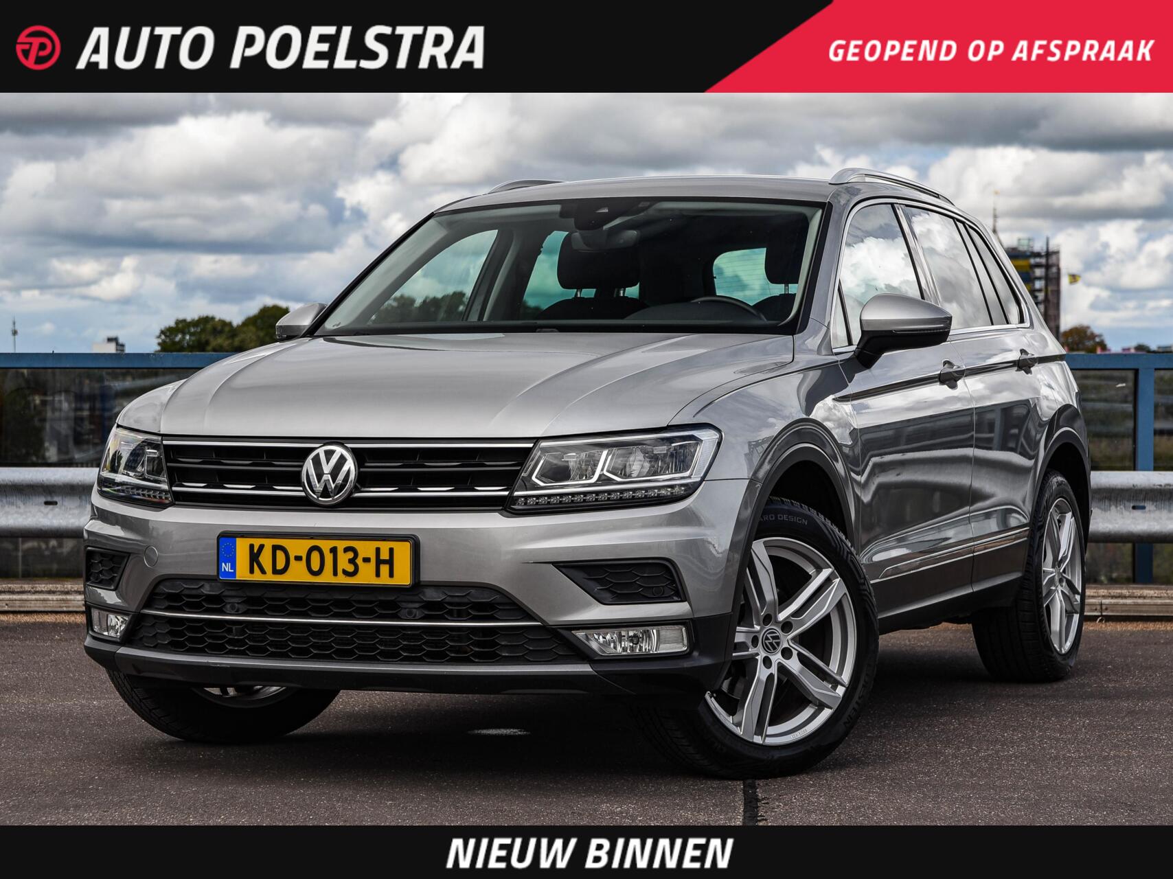 Volkswagen Tiguan 2.0 TDI 150 PK DSG 4Motion Highline | Virtual Cockpit | Trekhaak 2.500 kg | ACC | LED | Navigatie | Apple CarPlay/Android Auto | Sfeerverlichting | 19" 2016 - voorkant
