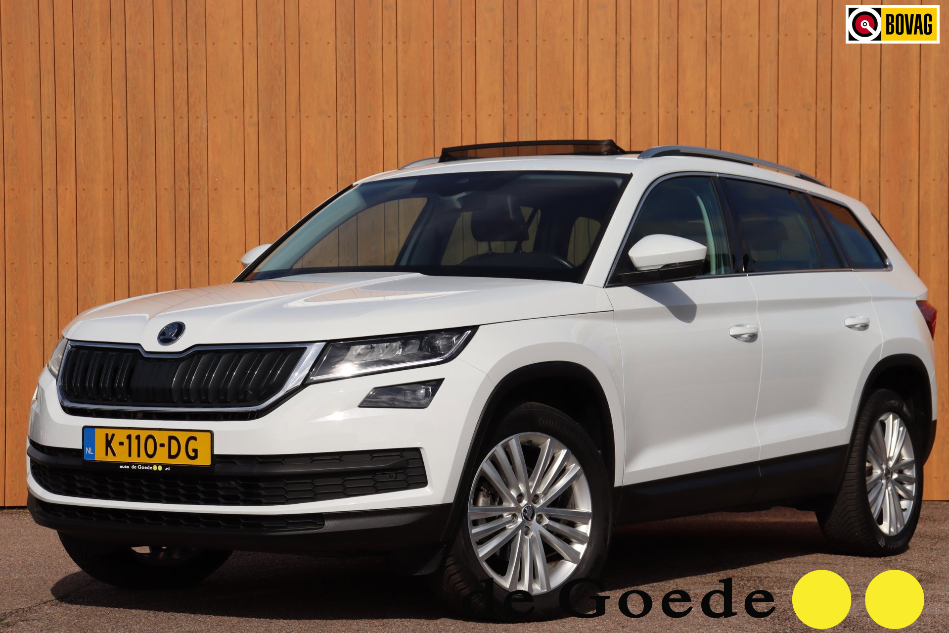 Skoda Kodiaq 1.5 TSI Bus. Ed. org.NL leer/alc+verw. stuurverw. schuifdak camera el.klep canton 2020 - voorkant