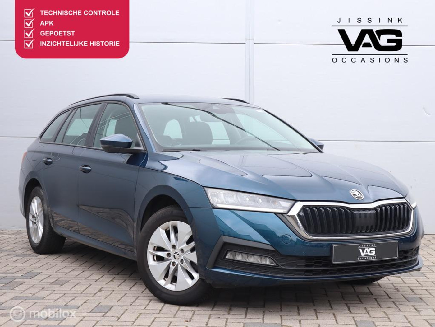 Skoda Octavia 1.0 e-TSI ACC Trekhaak Parkeersensoren 2021 - voorkant