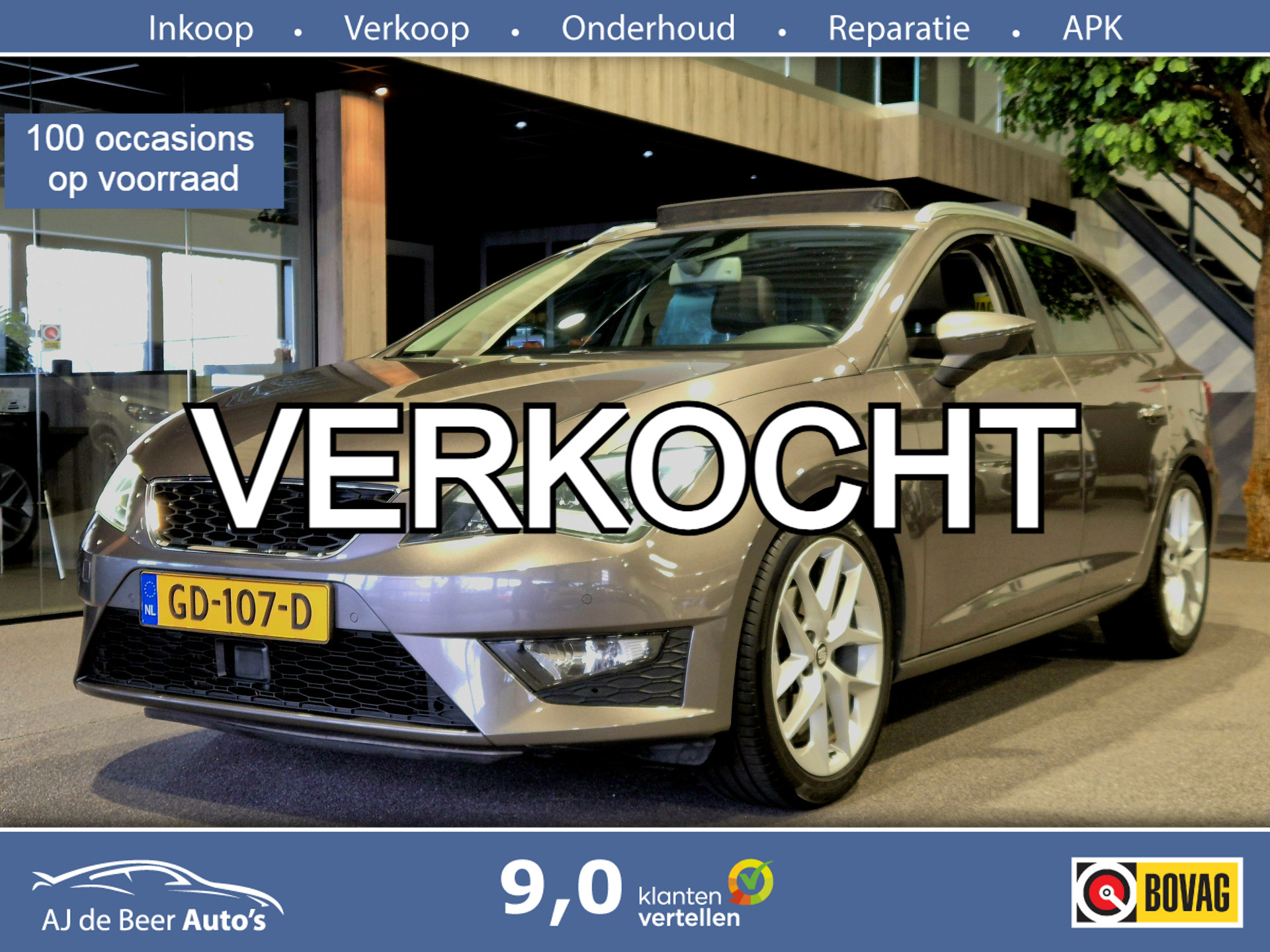 Seat Leon ST 1.4 TSI ACT FR Dynamic 2015 - voorkant