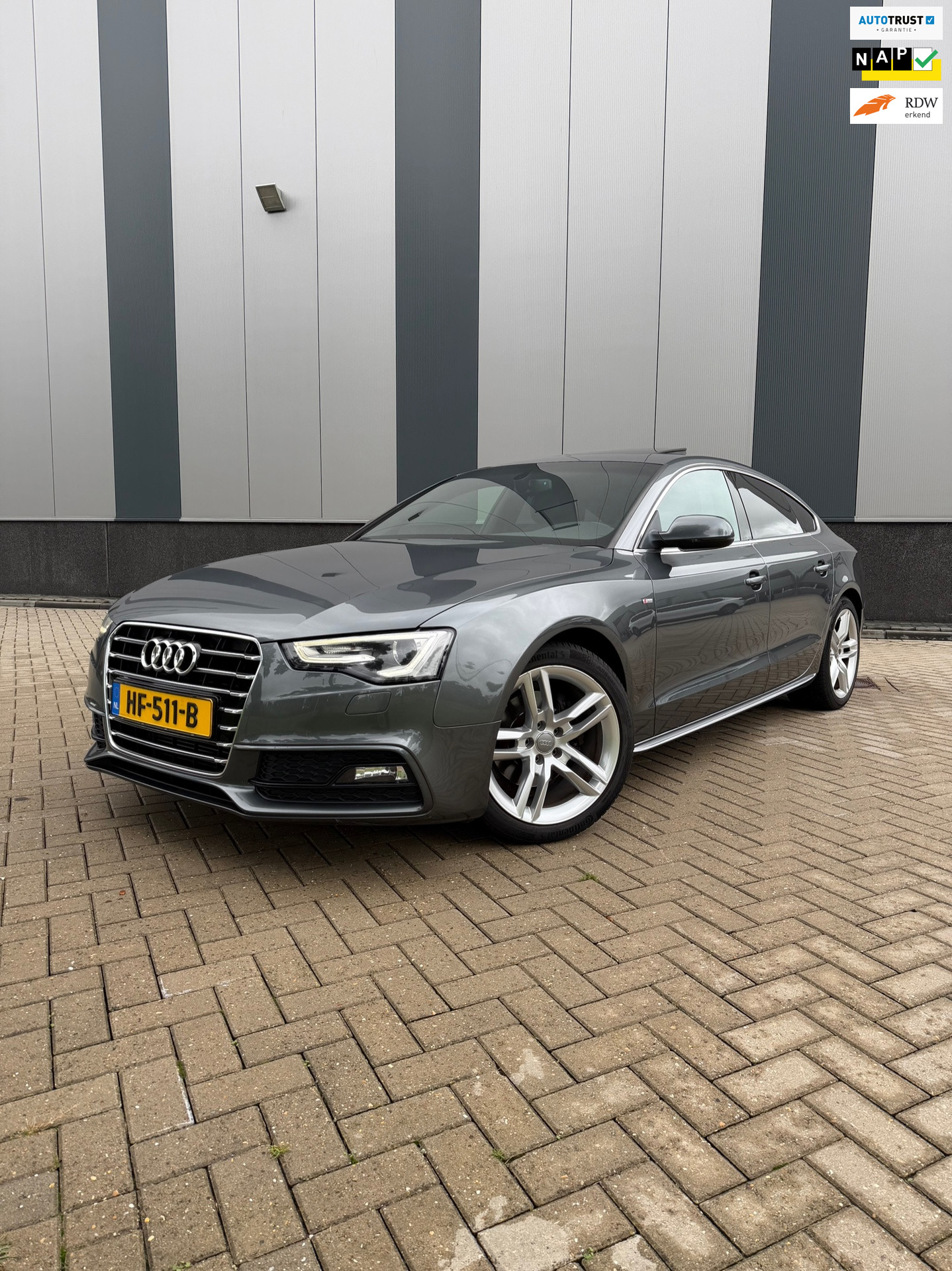 Audi A5 Sportback 1.8 TFSI S-Line Automaat | Open dak | B&O Sound 2015 - voorkant