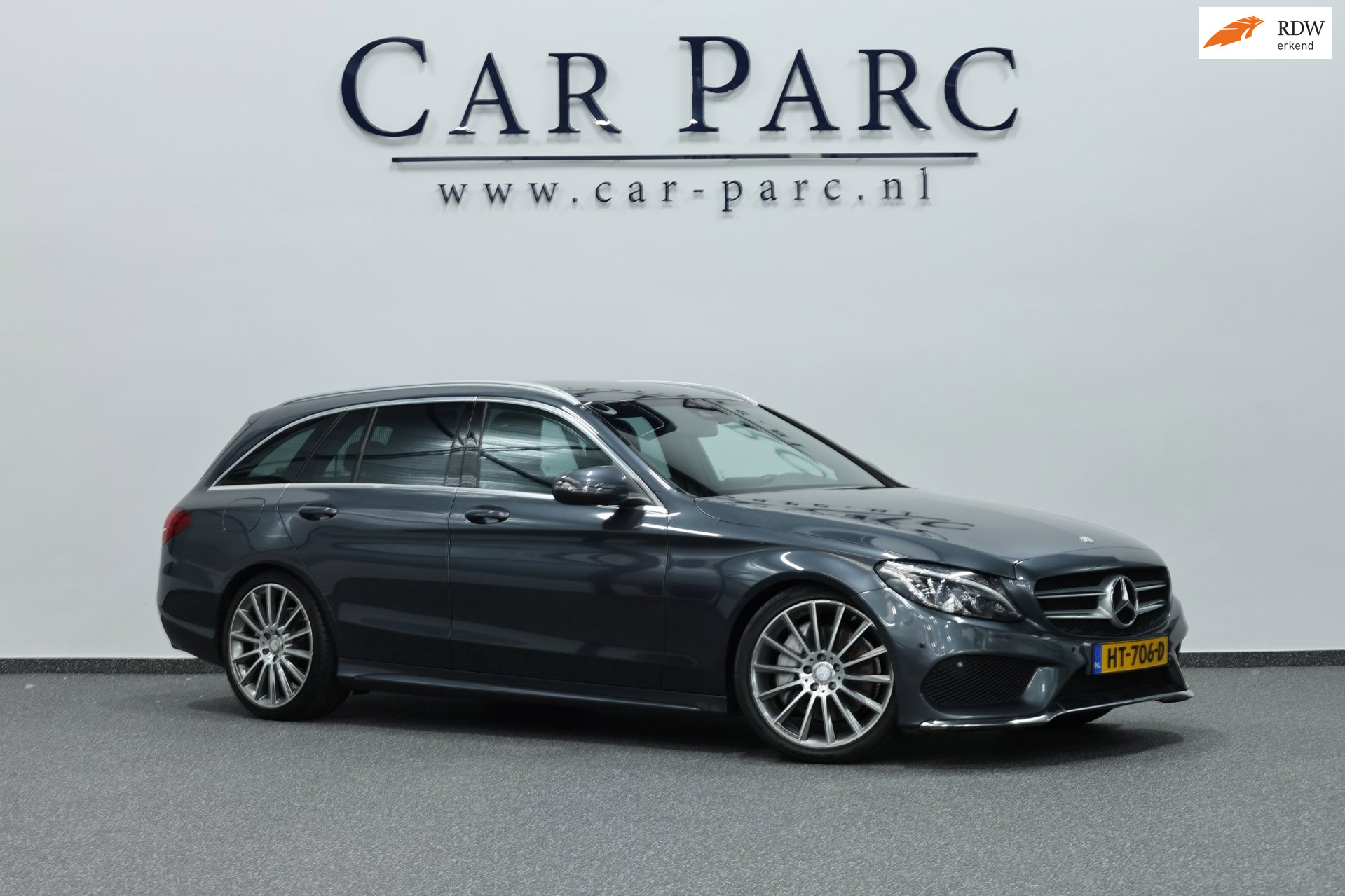 Mercedes-Benz C 350 E 350 e AMG-line LED/LEDER+S.VERWARMING/19" LMV/CAM/CRUISE/ECC/12 MND GARANTIE! 2015 - voorkant