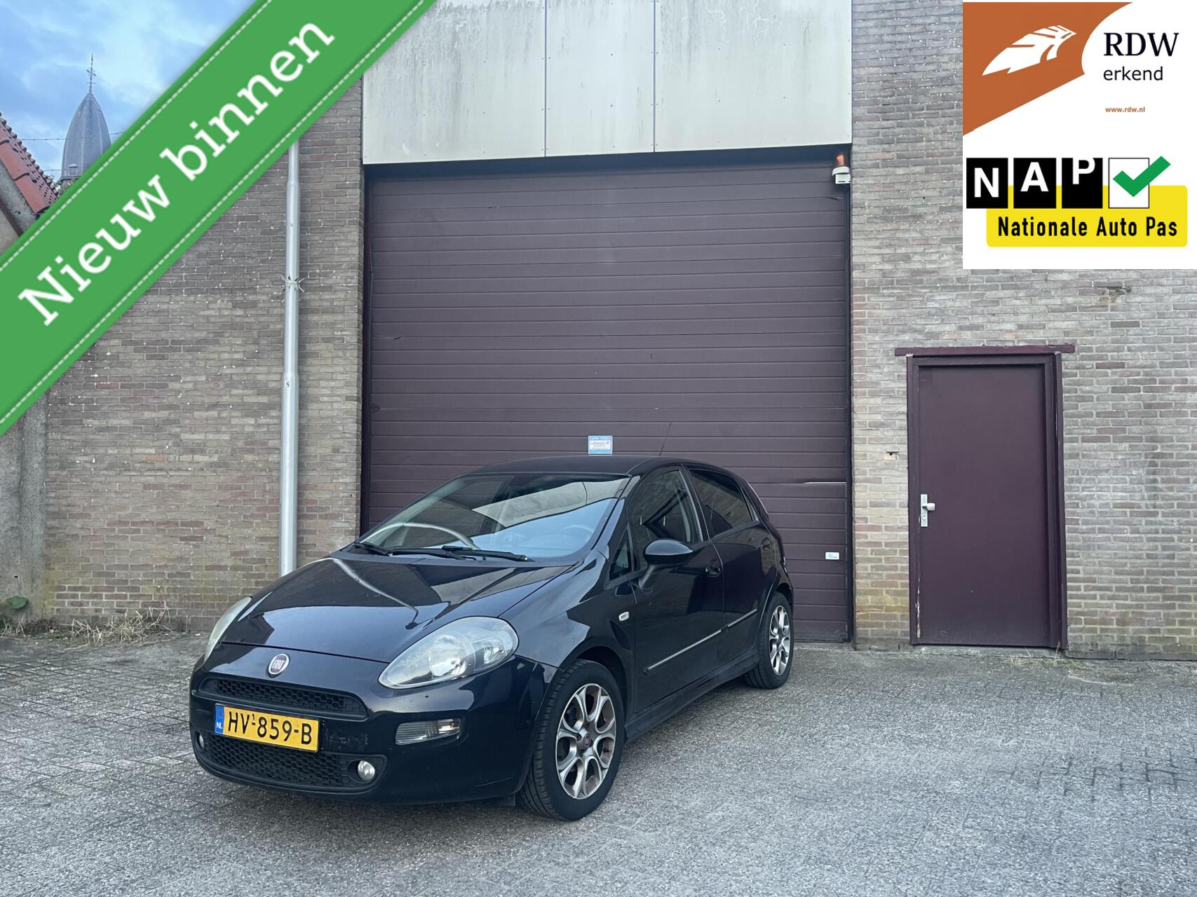 Fiat Fiat Punto 1.3 JTD Dynamic 2015 182DKM | NAP | AIRCO | APK 2015 - voorkant