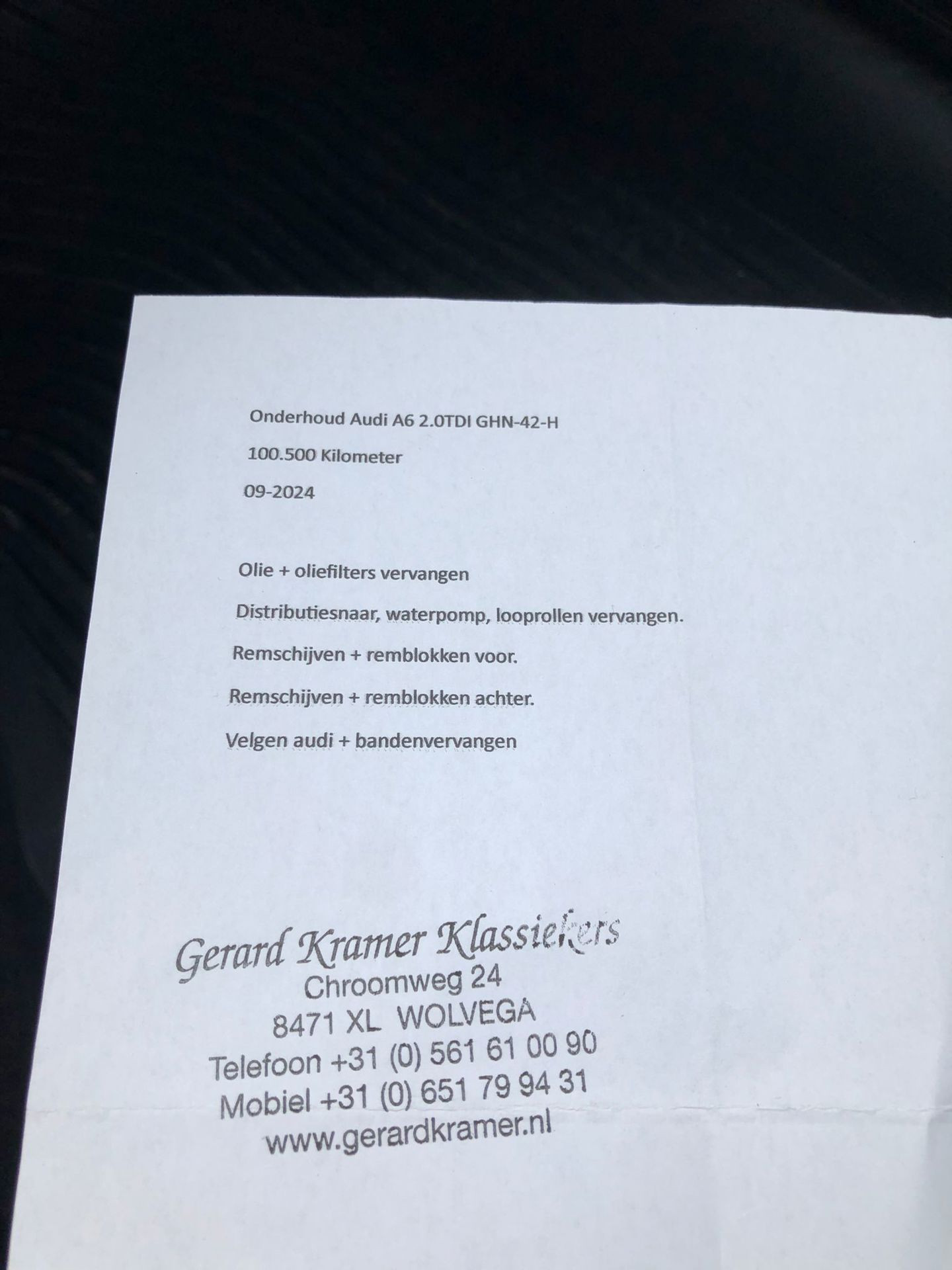 Foto van Audi A6 Limousine