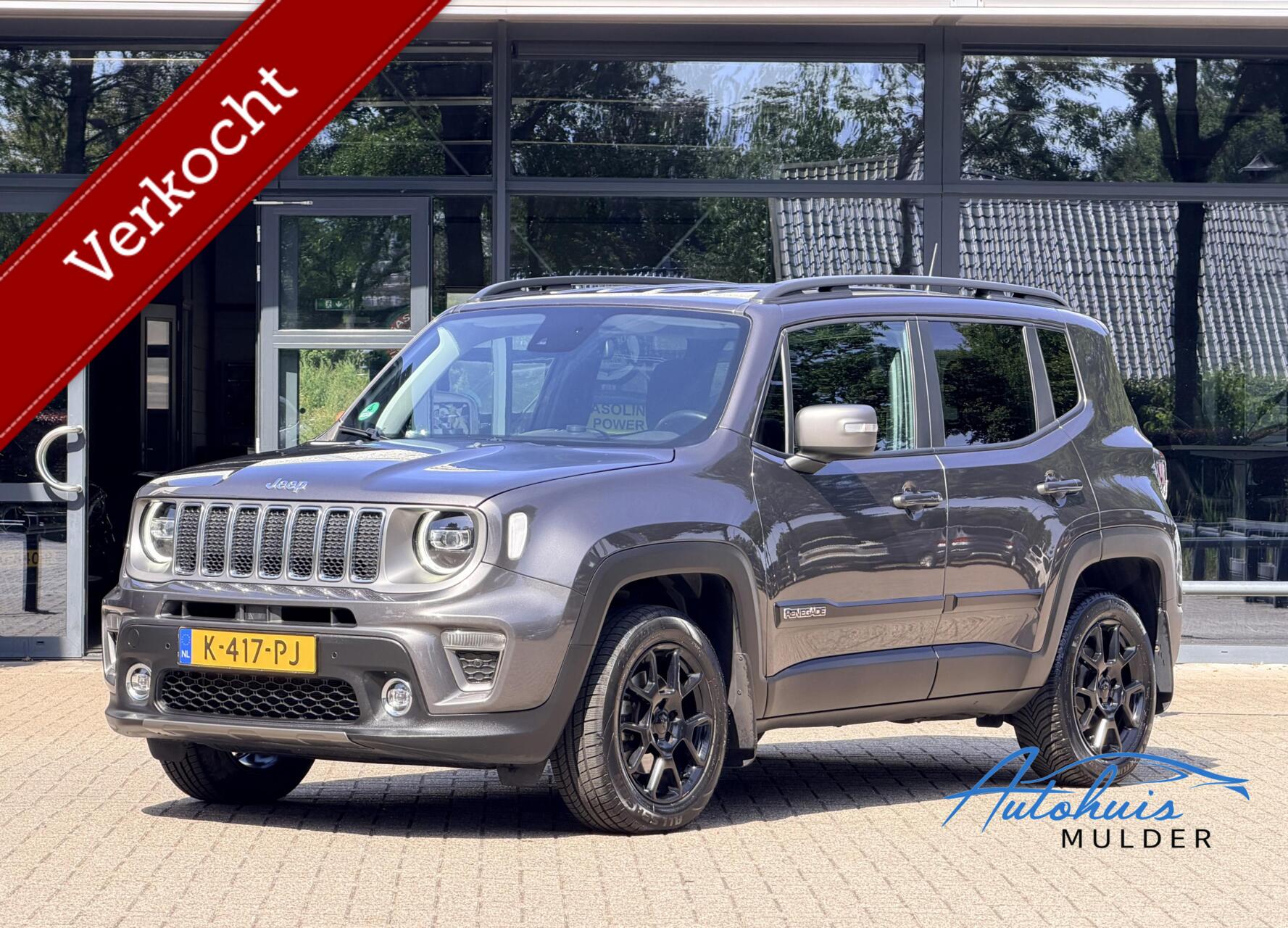 Jeep Renegade 1.3T 4WD Limited | Automaat | Facelift | Stoelverwarming | 4x4 | Trekhaak | Led 2019 - voorkant