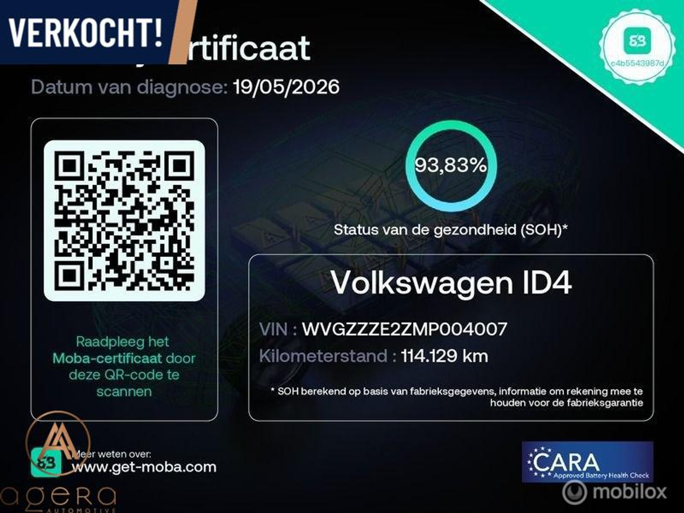 Foto van Volkswagen Id.4 Pro 150 KW