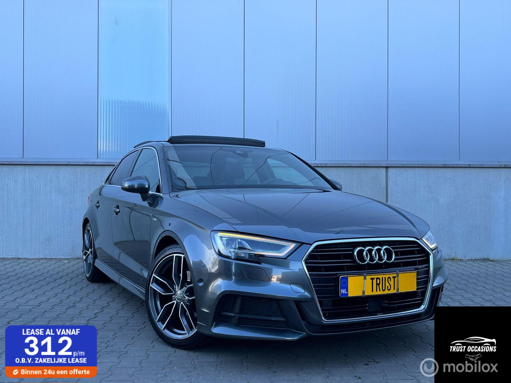 Audi A3 Limousine 3 X S-LINE Virtual Dodehoek S3 Keyless LED 2016 - voorkant