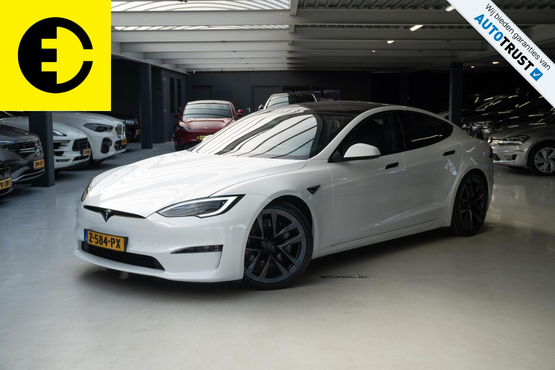 Tesla Model S Plaid+ | 1020PK | Stoelverkoeling | Stuurwiel verwarming | Incl.BTW 2022 - voorkant