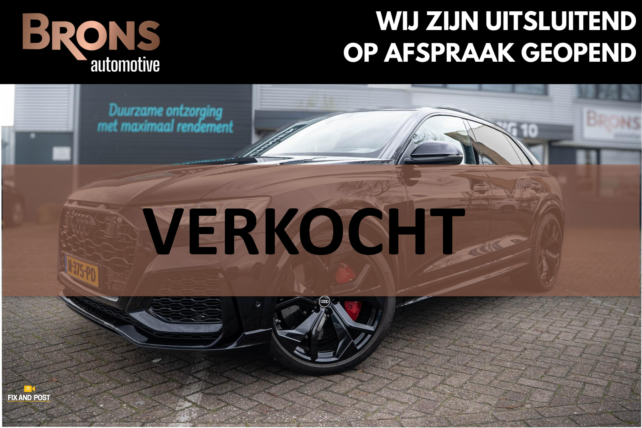 Audi Q8 4.0 TFSI RS Q8 quattro 2021 - voorkant