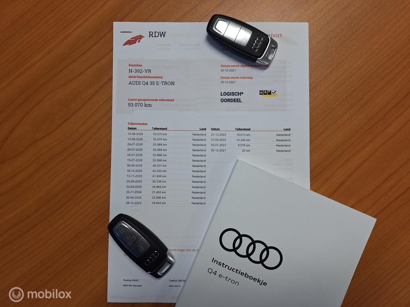 Foto van Audi Q4 35 E-tron