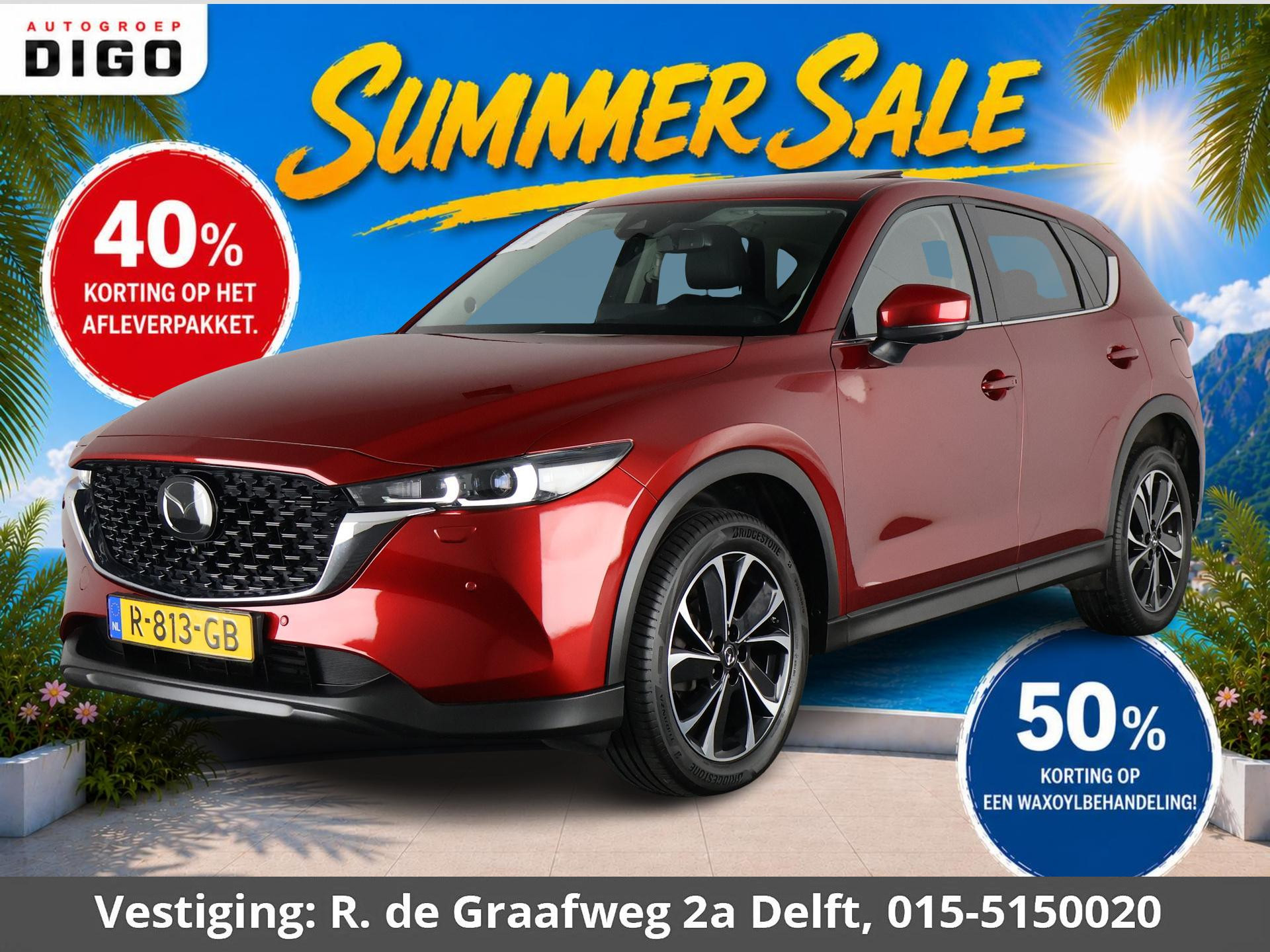 Mazda Mazda Cx-5 2.0 SkyActiv-G 165 Luxury Automaat 2022 - voorkant