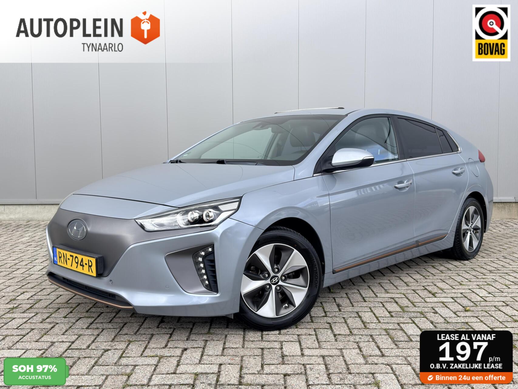 Hyundai Ioniq Premium EV Apple Carplay |ACC|Warmtepomp|Camera|NAP|NL Auto 2017 - voorkant
