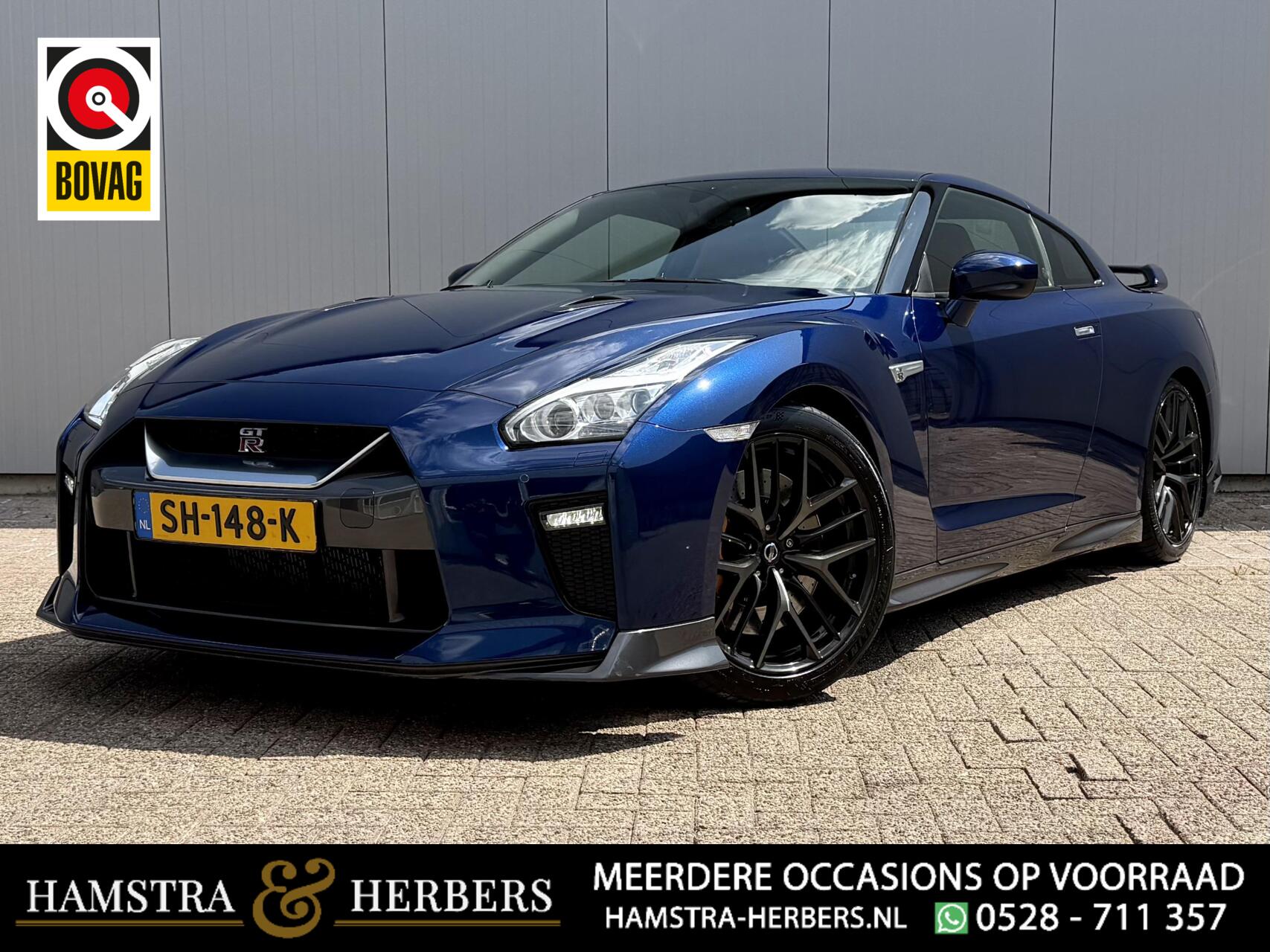 Nissan Nissan Gt-r 3.8 V6 517PK incl. BTW BLAUW 2019 - voorkant
