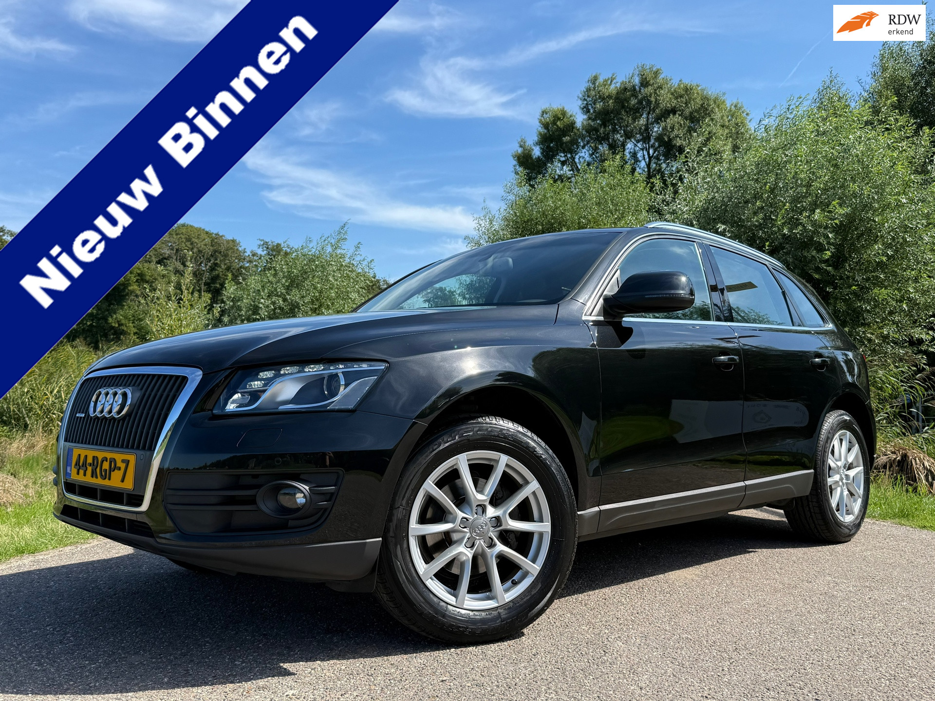 Audi Audi Q5 2.0 TFSI Quattro Pro Line Automaat | slechts 95.540 km | Youngtimer | 1e Eigenaar | Leder/Alcantara | Clima | Stoelverwarm 2009 - voorkant
