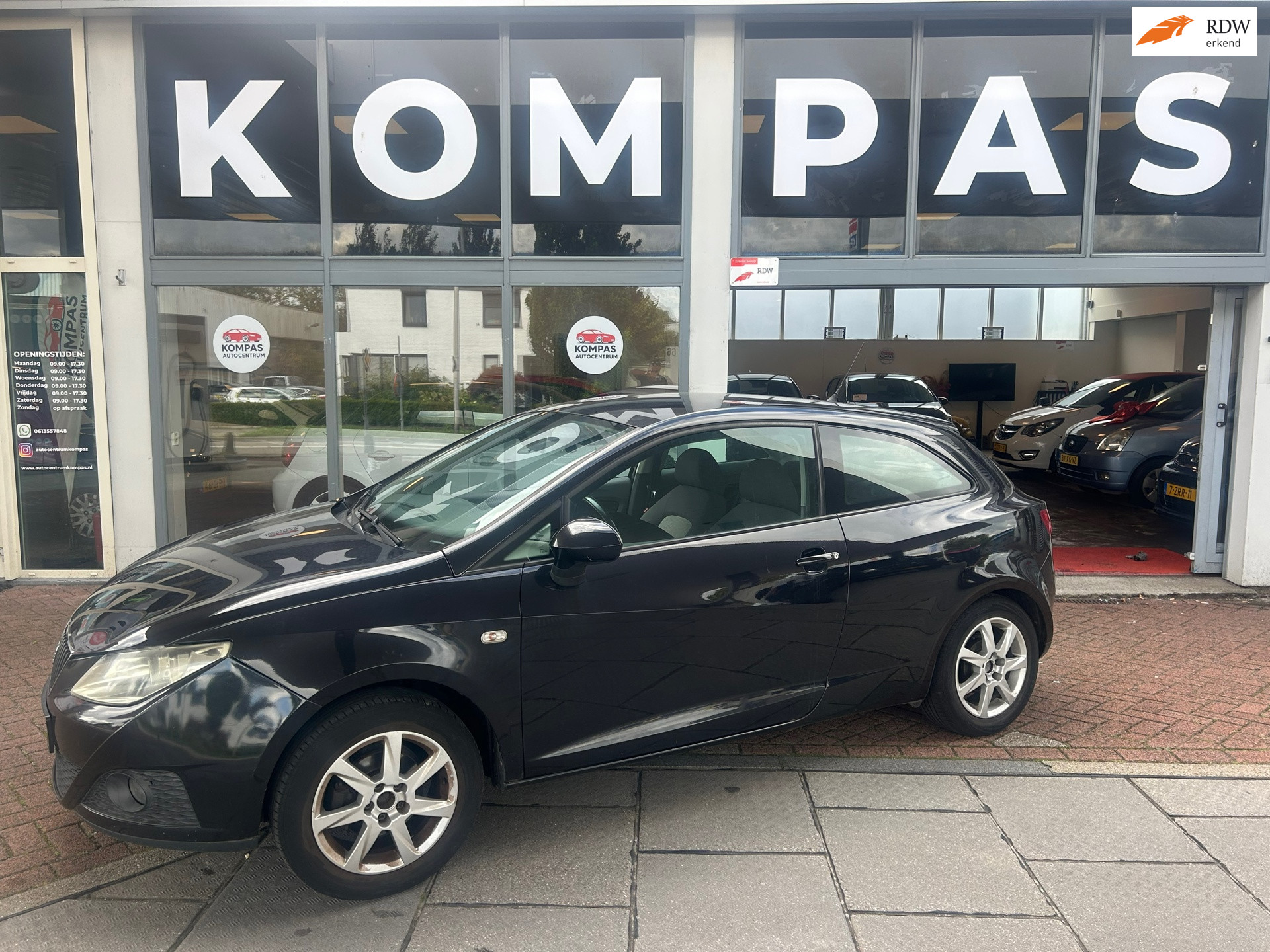 Seat Ibiza 1.2 Reference |CARPLAY|Airco|Apk27|LM.Velgen|EL.Ramen 2009 - voorkant