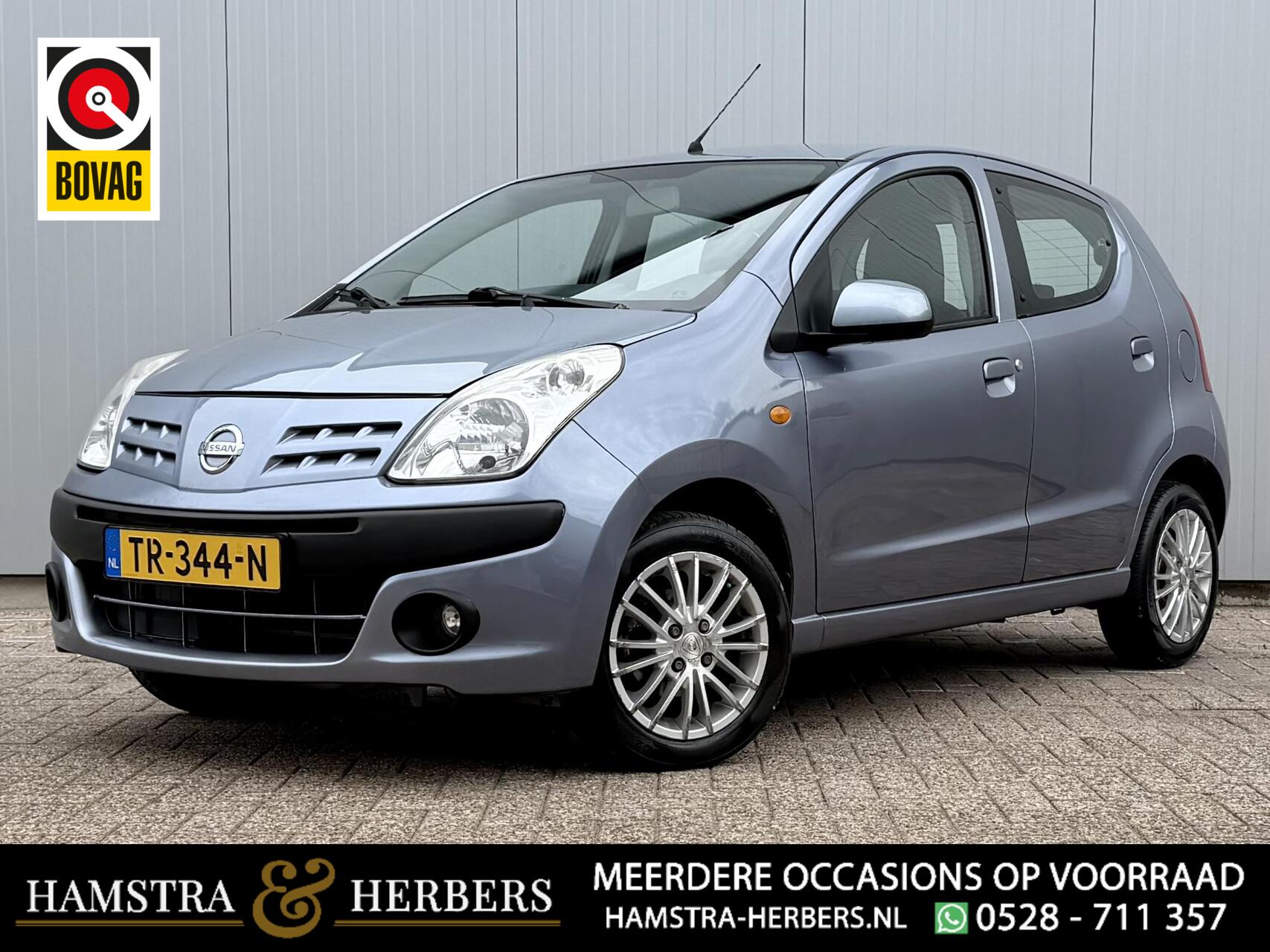 Nissan Nissan Pixo 1.0 Connect Edition blauw 2011 - voorkant