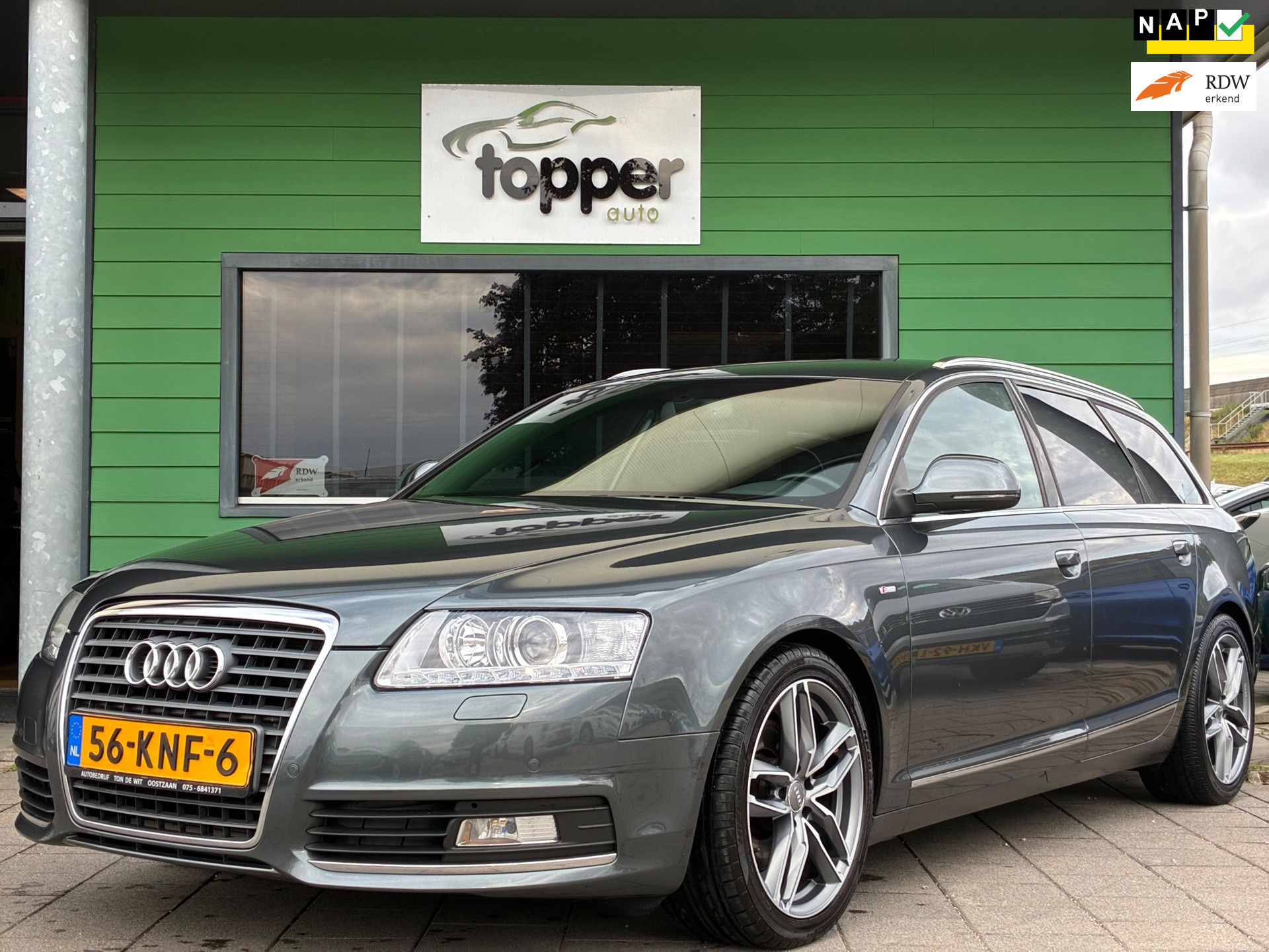 Audi Audi A6 2.0 TFSI S edition|Automaat|Navigatie|Cruise|Climatronic|Trekhaak|PDC|NAP| 2010 - voorkant