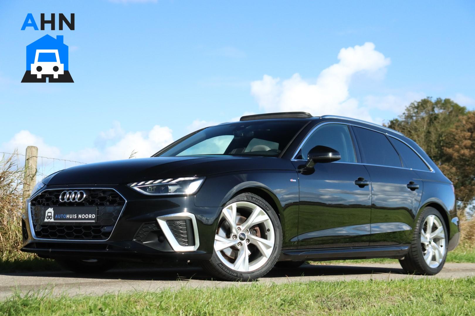 Audi A4 Avant 35 TFSI / 2.0 150PK / 3x S-Line / DAB / Pano / Matrix LED / Camera / Trekhaak / Navi / 18"! 2021 - voorkant