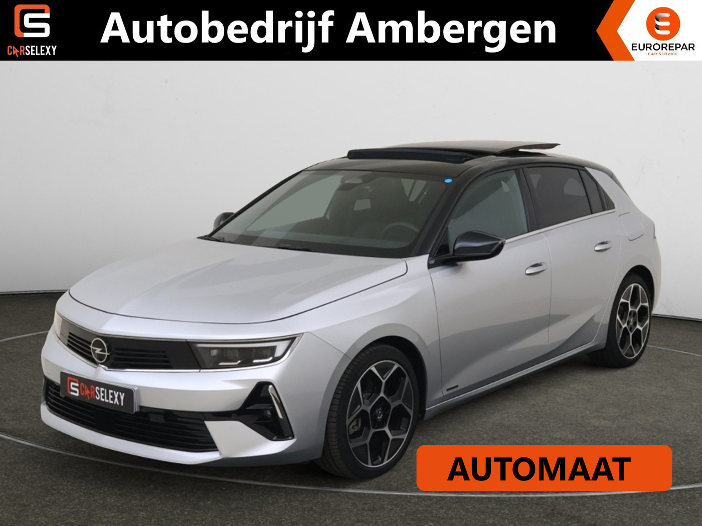 Opel Astra 1.6 Turbo PHeV (180Pk) Ultimate Pano, Adapt.-Cruise Tr.Haak  Géé 2025 - voorkant