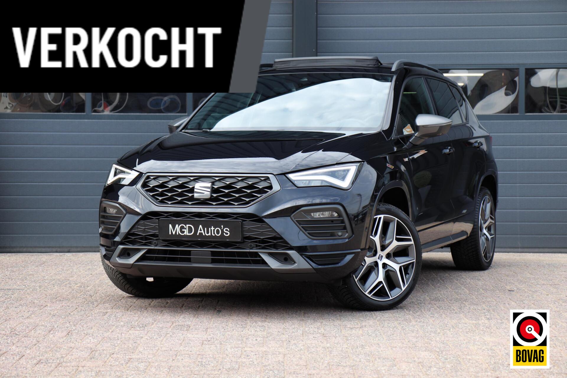 Seat Ateca 1.5 TSI FR |LED|PANODAK|VIRTUAL|CARPLAY|CAMERA|KEYLESS|ACC|STOEL+STUURVERW. 2021 - voorkant