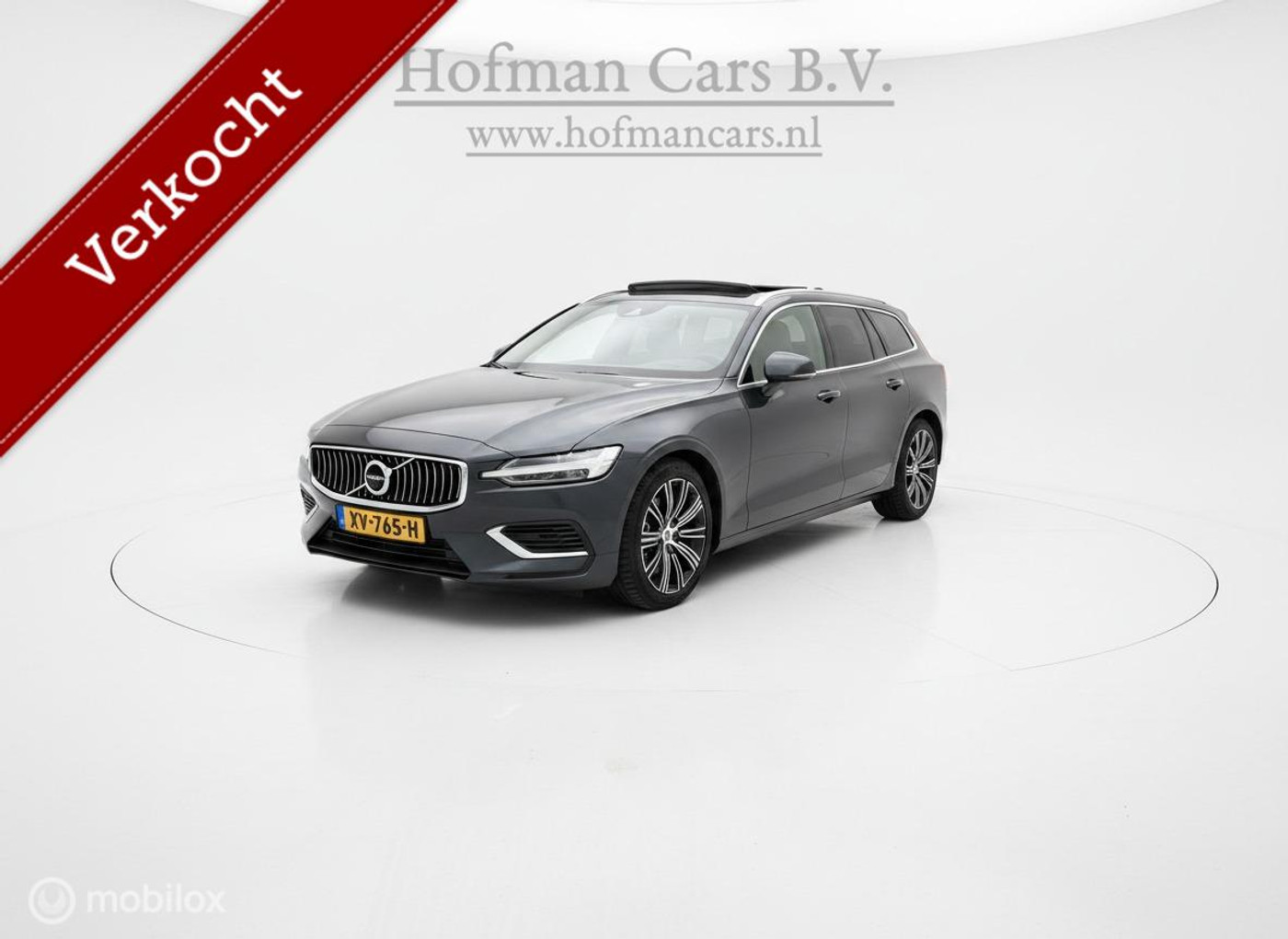 Volvo V60 T8 Twin Engine 2.0 T8 Twin Engine AWD Inscription | 391 PK | Pano | Trekhaak 2.000 kg | Leder | Digital Cockpit 2019 - voorkant