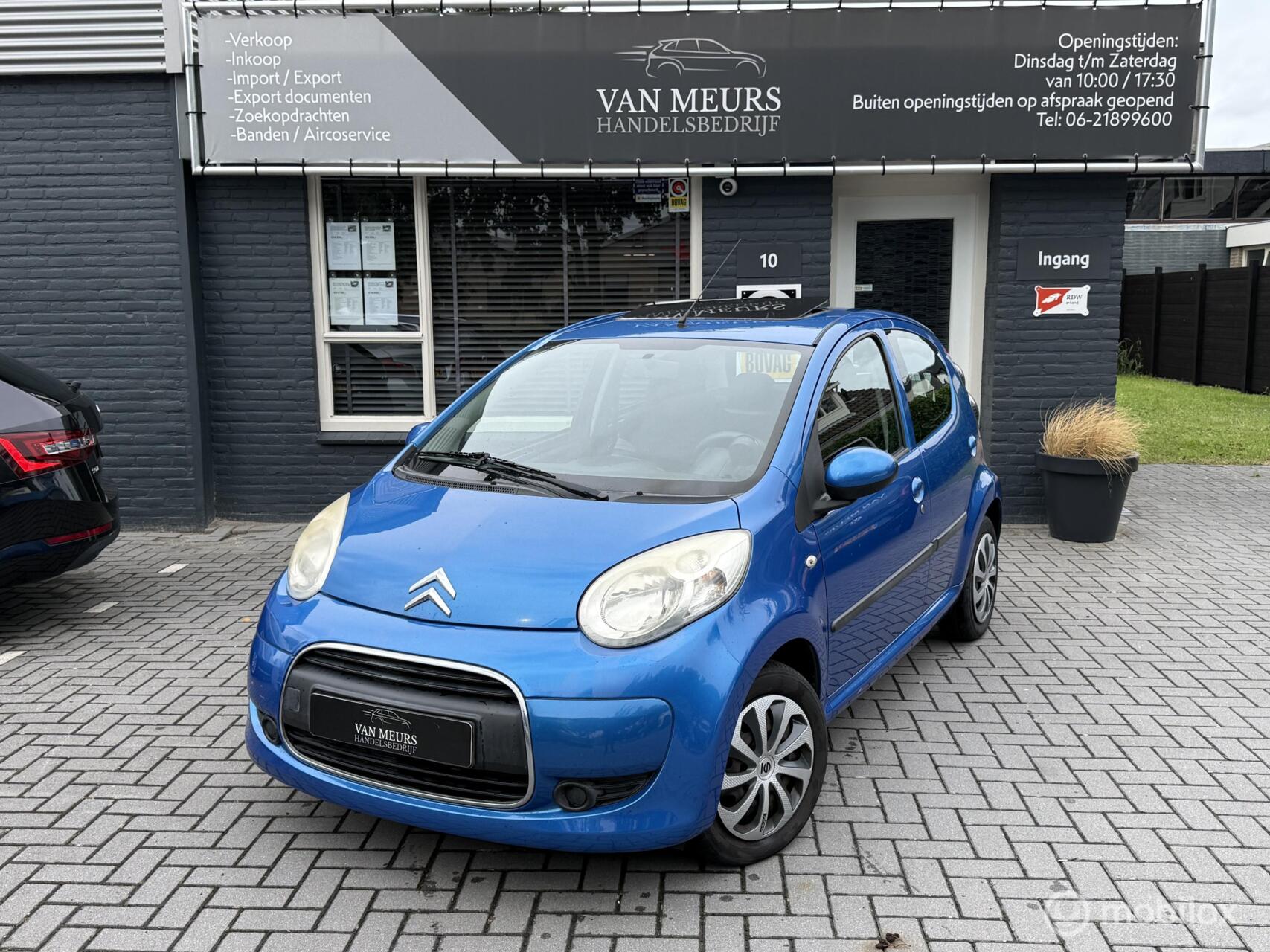 Citroen Citroen C1 1.0-12V Selection, airco, uniek open dak, 5 deurs, nap km, apk 12-2026... 2011 - voorkant