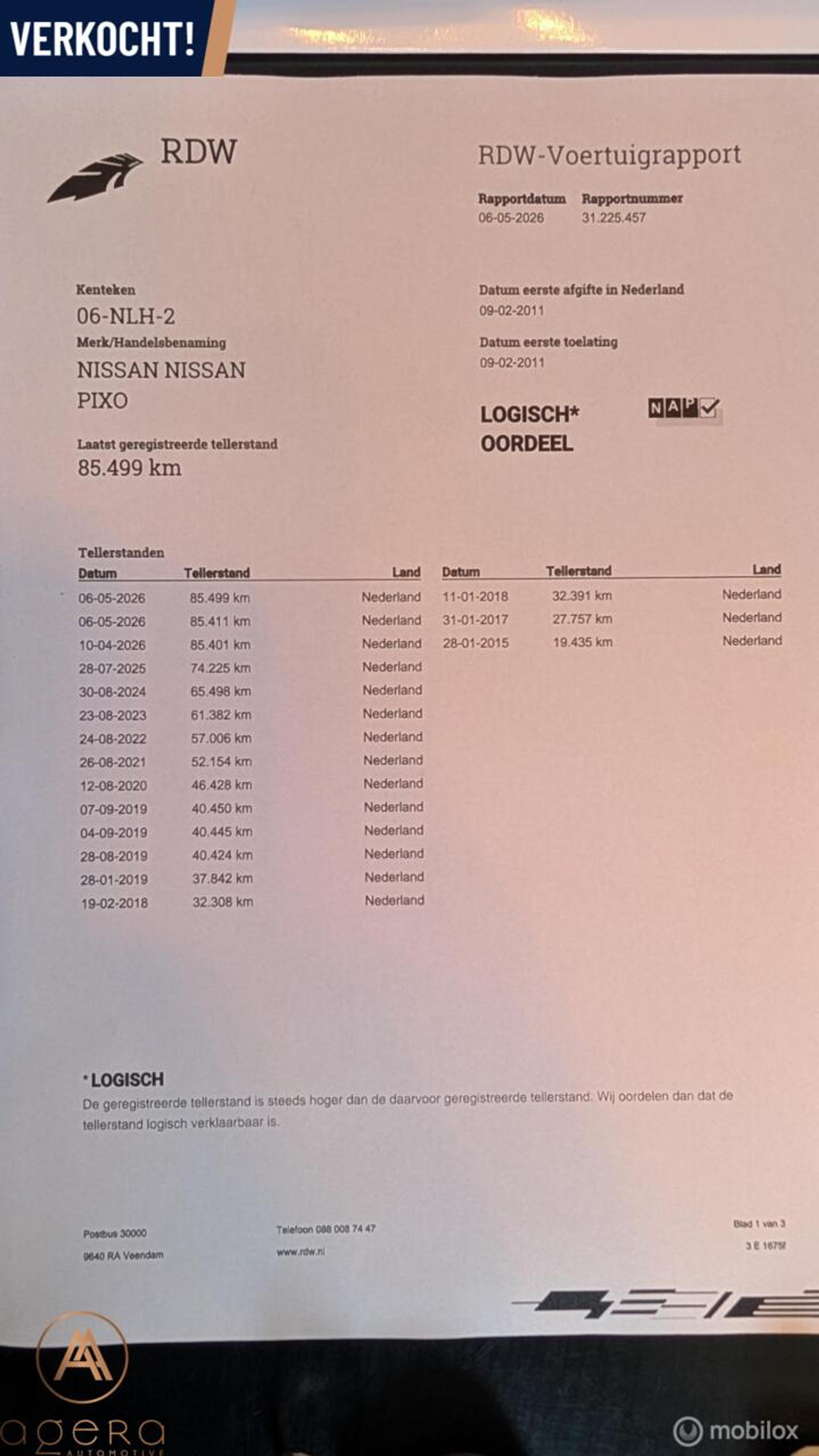 Foto van Nissan Nissan Pixo