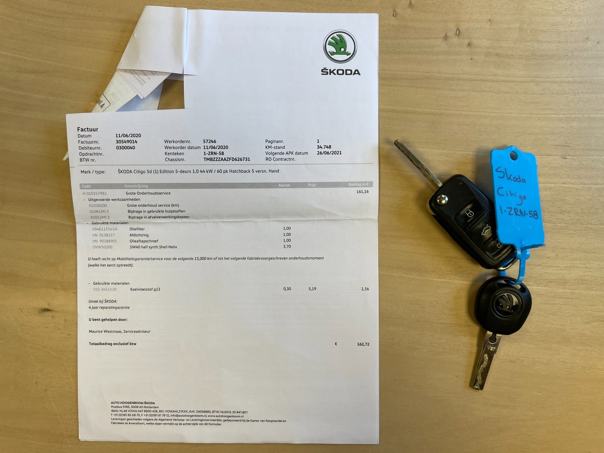 Foto van Skoda Citigo