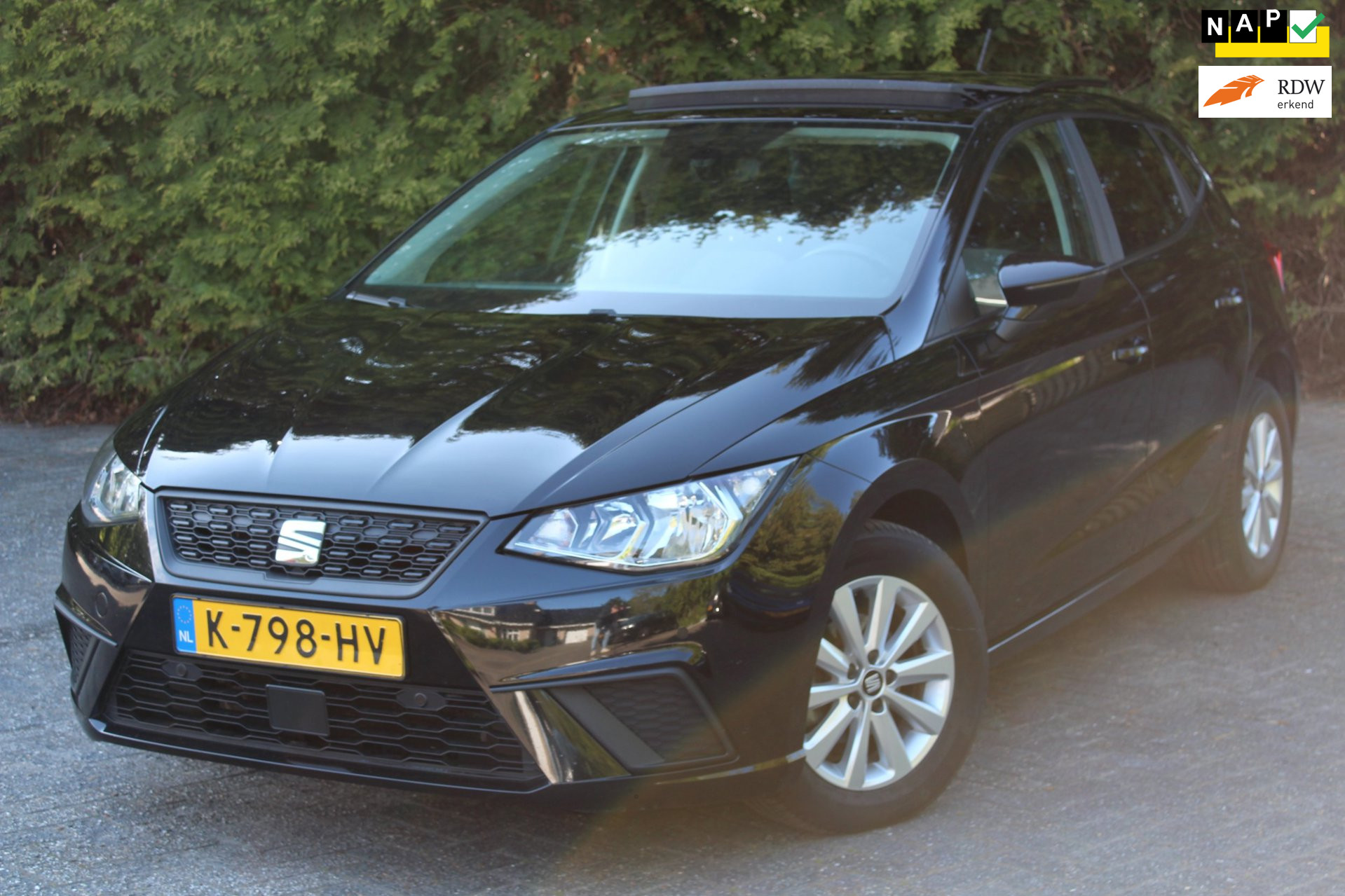 Seat Ibiza 1.0 TSI Style | Clima | Cruise | Carplay | Pano 2021 - voorkant