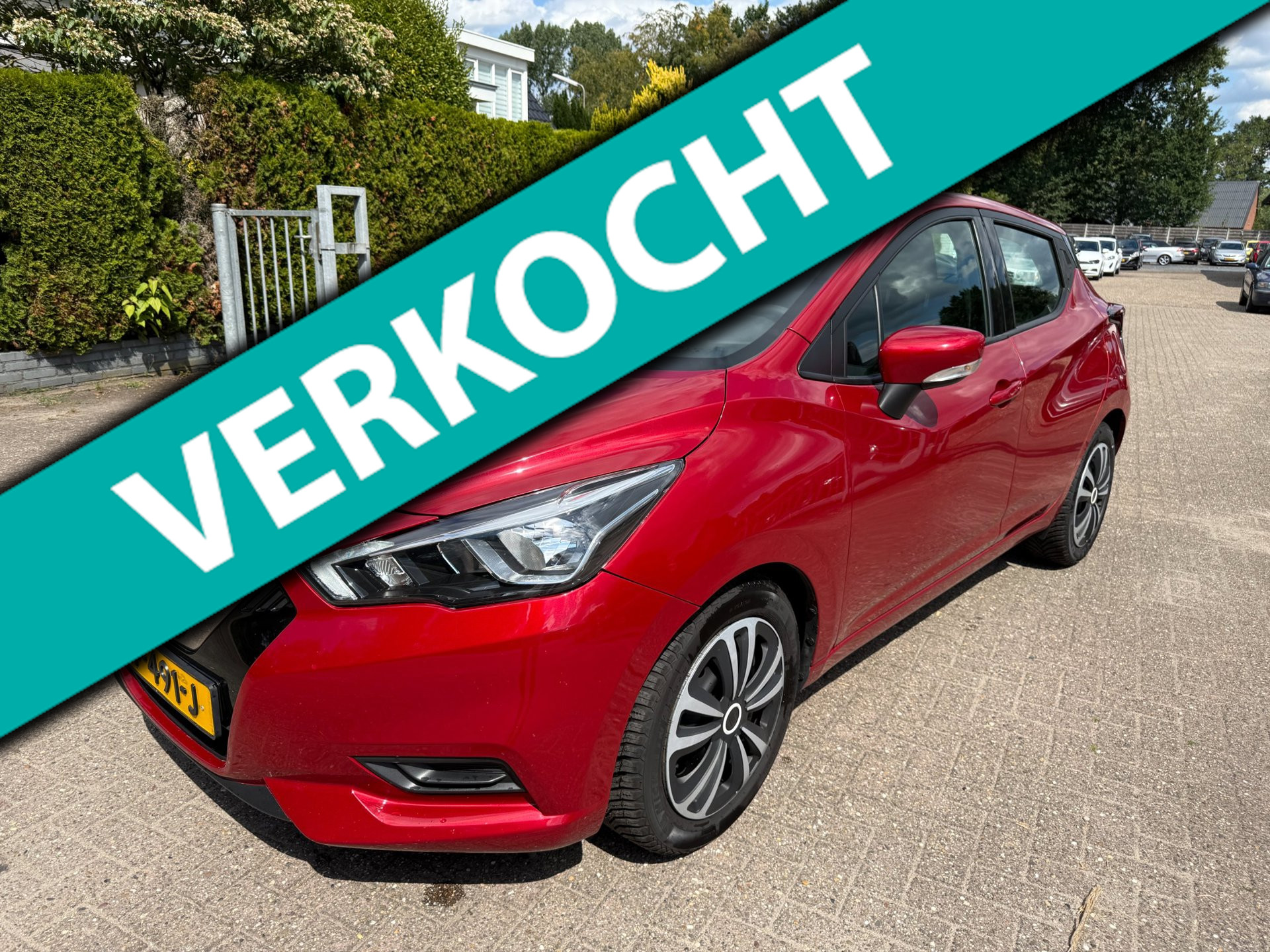 Nissan Nissan Micra 1.0L 5-DRS Acenta AIRCO CRUISE APPLE CARPLAY NAP 2017 - voorkant