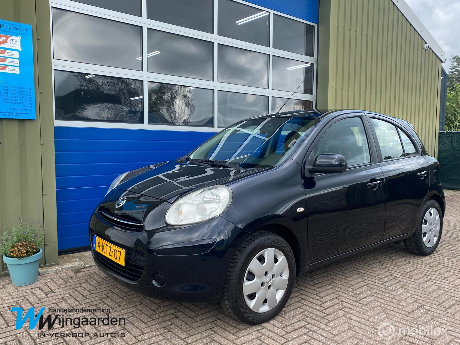 Nissan Nissan Micra 1.2 DIG-S Acenta|Keurig|Airco|5-deurs!| 2013 - voorkant