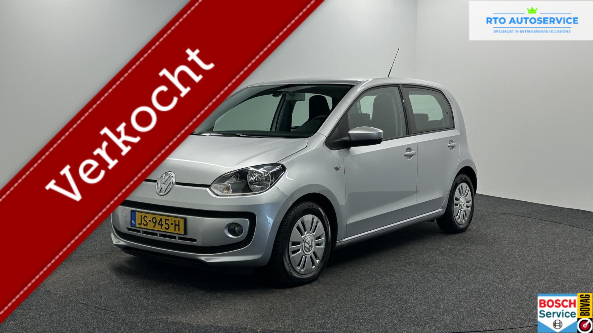 Volkswagen Up 1.0 move up! BlueMotion AIRCO TREKHAAK CRUISE. 2012 - voorkant