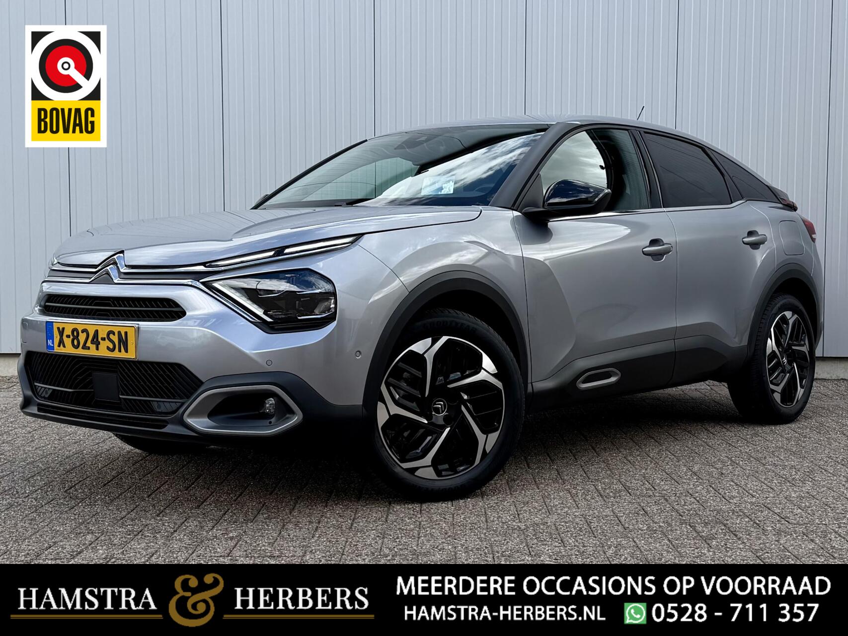 Citroen C4 1.2 Puretech Feel Pack HEADUP APPLE CARPLAY grijs 2023 - voorkant