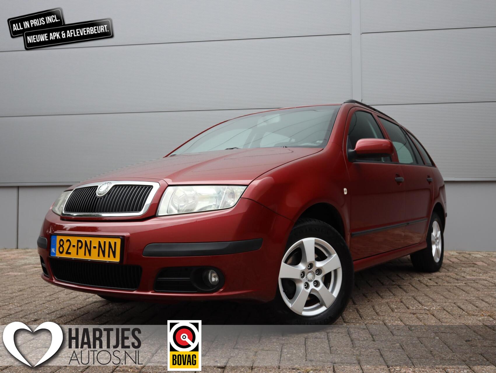 Skoda Fabia 1.4-16V Ambiente (Vol-Opties!) NL-auto 2004 - voorkant